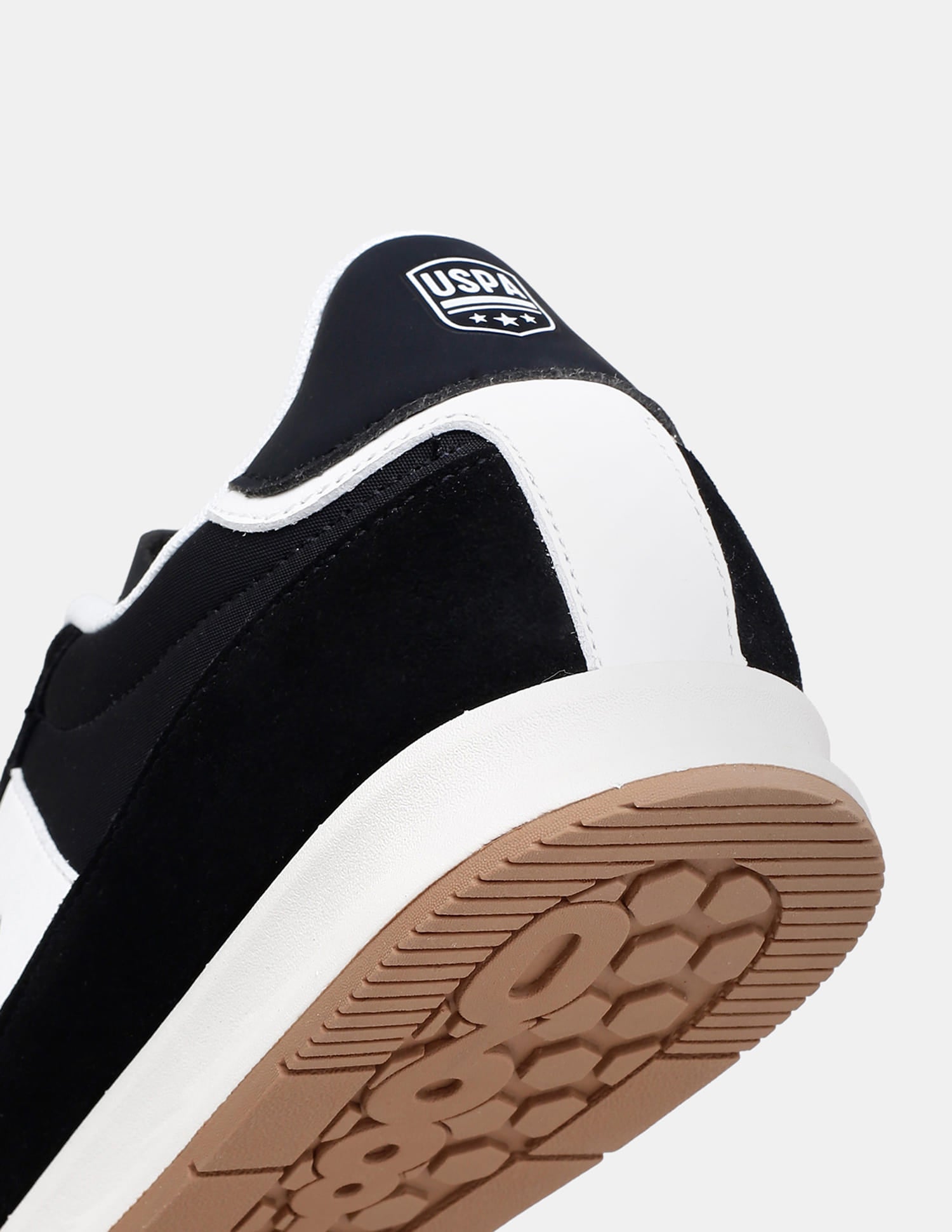 Colour Blocked Lace Ups Gallop Sneakers Black - U.S. Polo Assn. India | Large