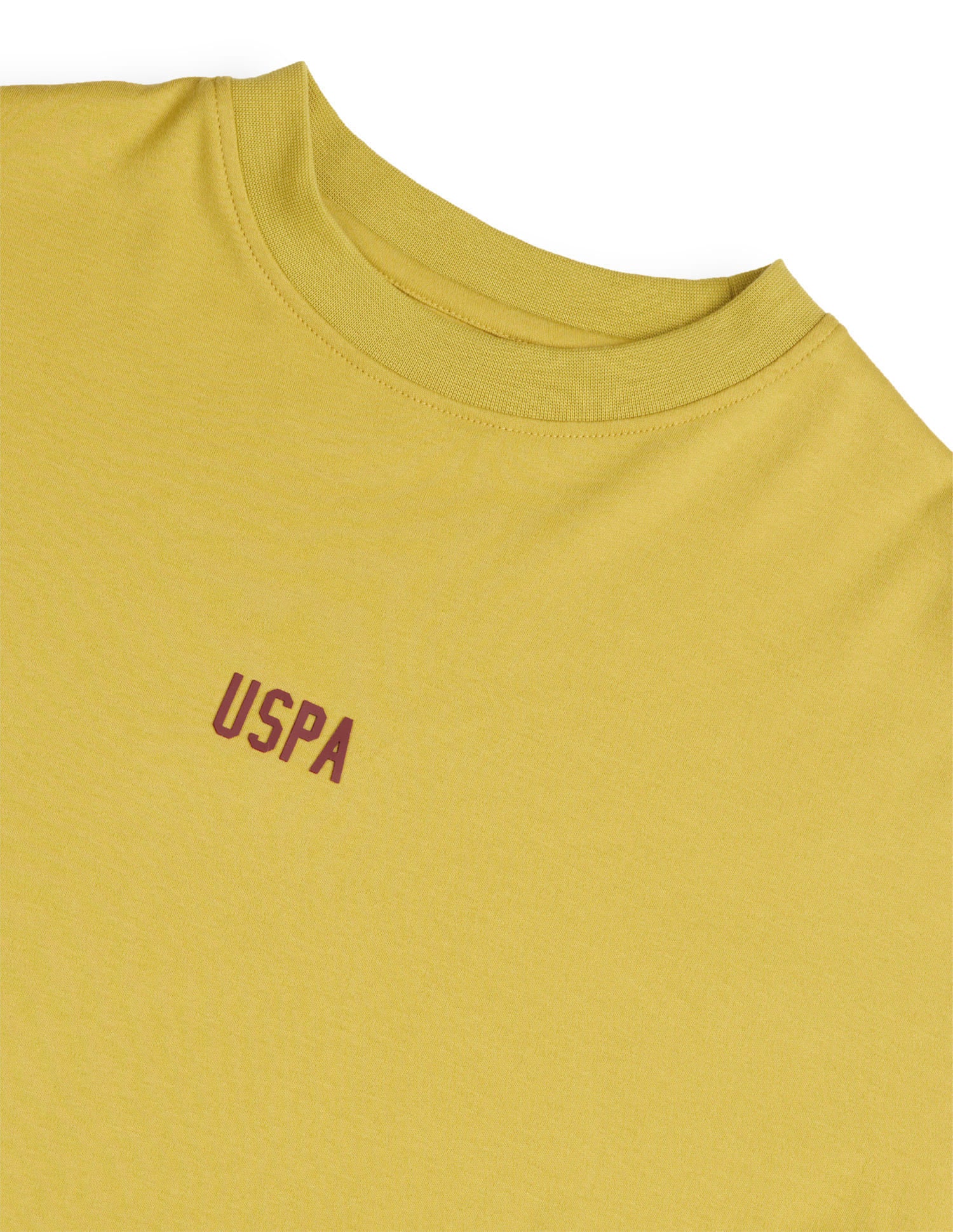 Brand Printed Relaxed T-Shirt Yellow - U.S. Polo Assn. India | Large