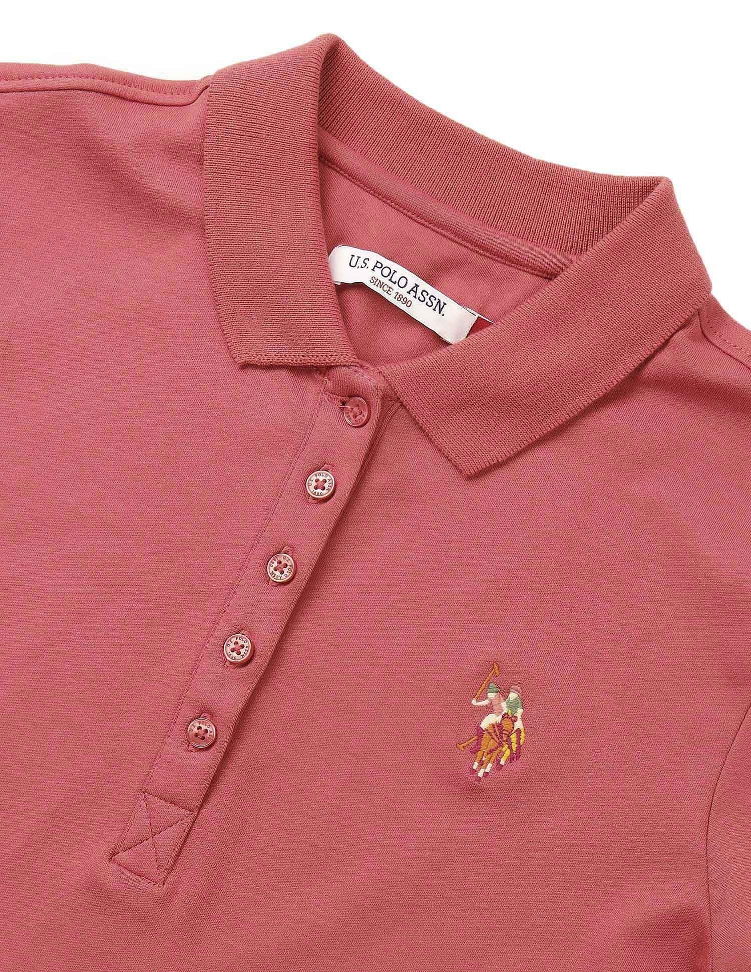 Regular Fit Polo Shirt Pink - U.S. POLO ASSN. | Large