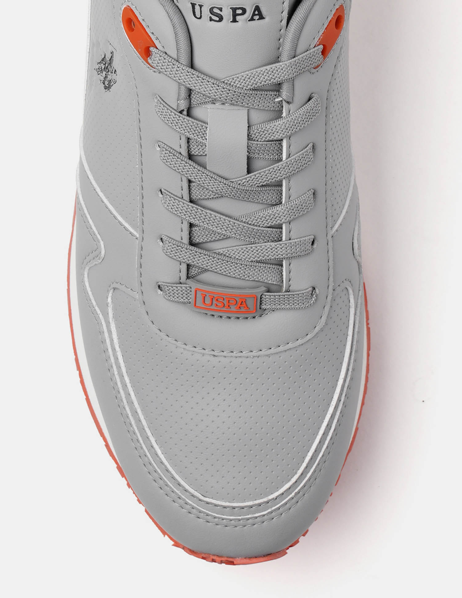 Men Lowen 2.0 Colour Blocked Sneakers Grey - U.S. Polo Assn. India | Large