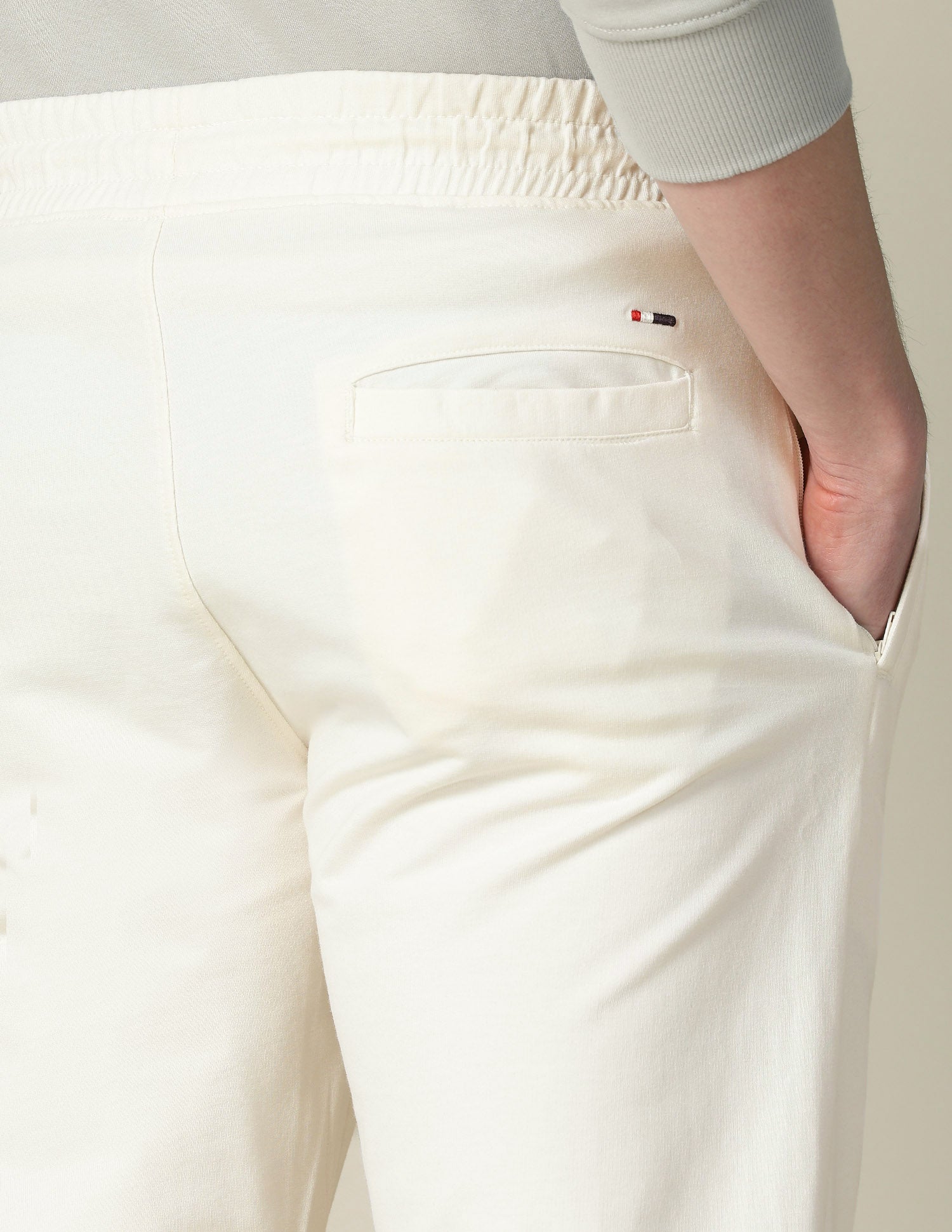 Mid Rise Regular Fit Track Pants Ivory - U.S. POLO ASSN. | Large