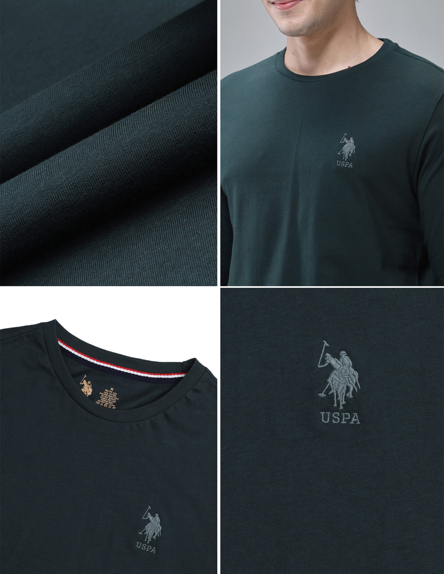 Crew Neck Solid I693 Lounge T-Shirt - Pack Of 1 Scarab - U.S. Polo Assn. India | Large
