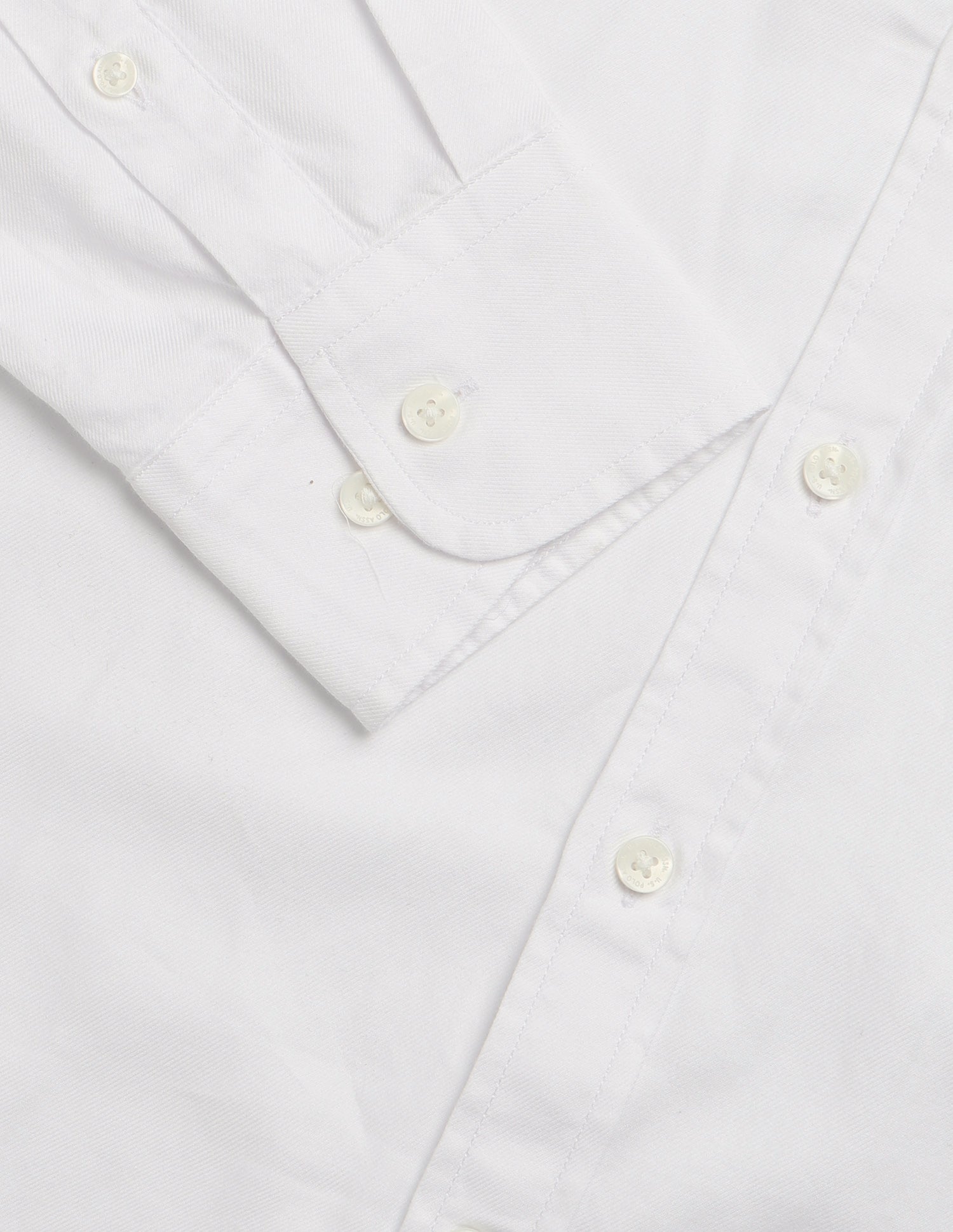 Pacho X Twill Regular Fit Shirt White - U.S. Polo Assn. India | Large