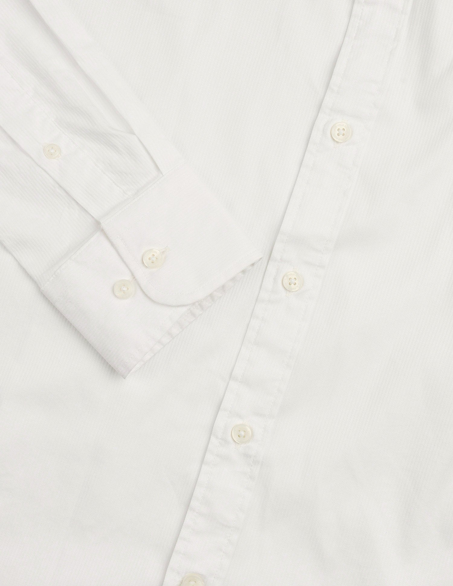 Tailored Fit Textured Shirt White - U.S. POLO ASSN. | Large
