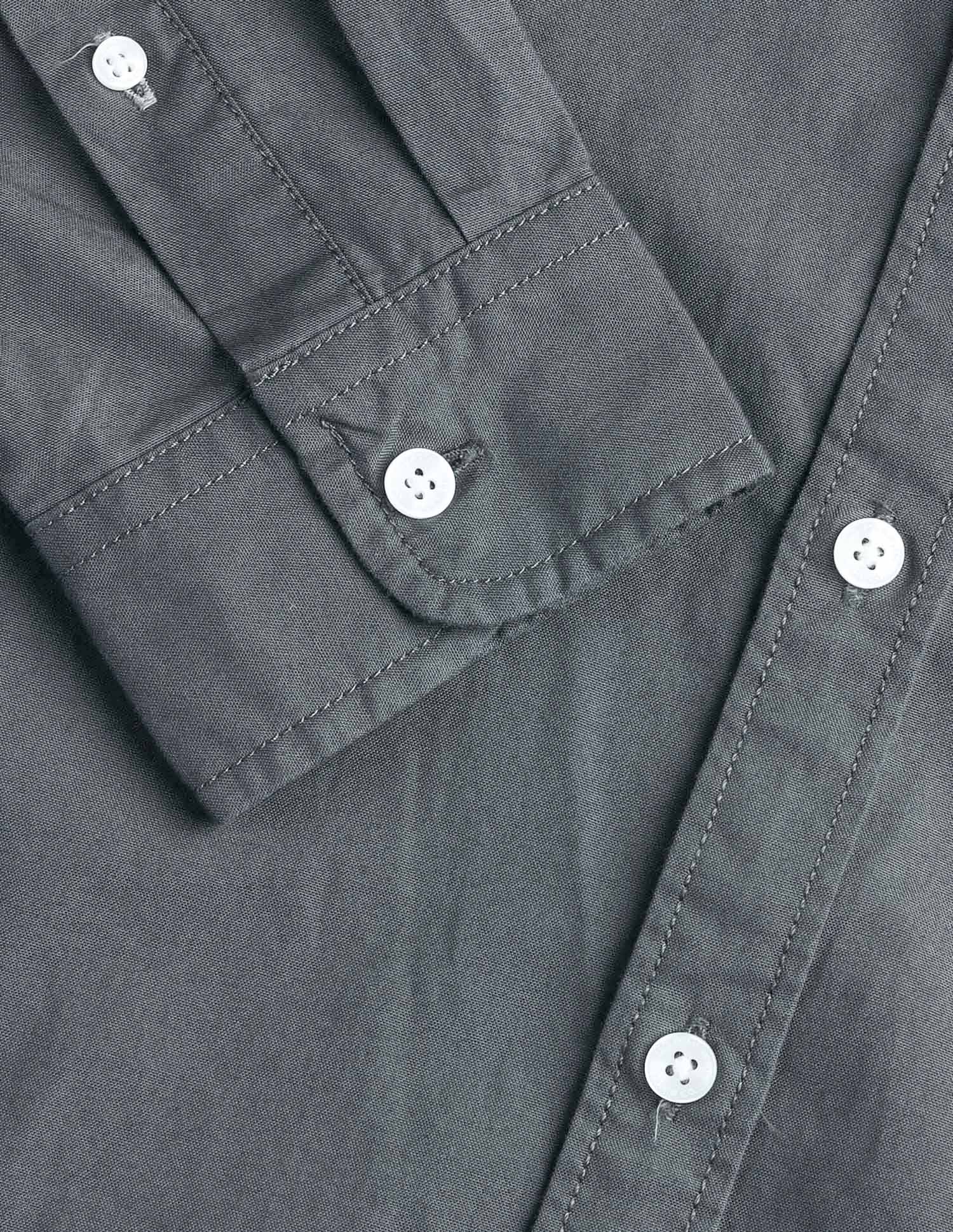 Regular Fit Button Down Shirt Dark Grey - U.S. Polo Assn. India | Large