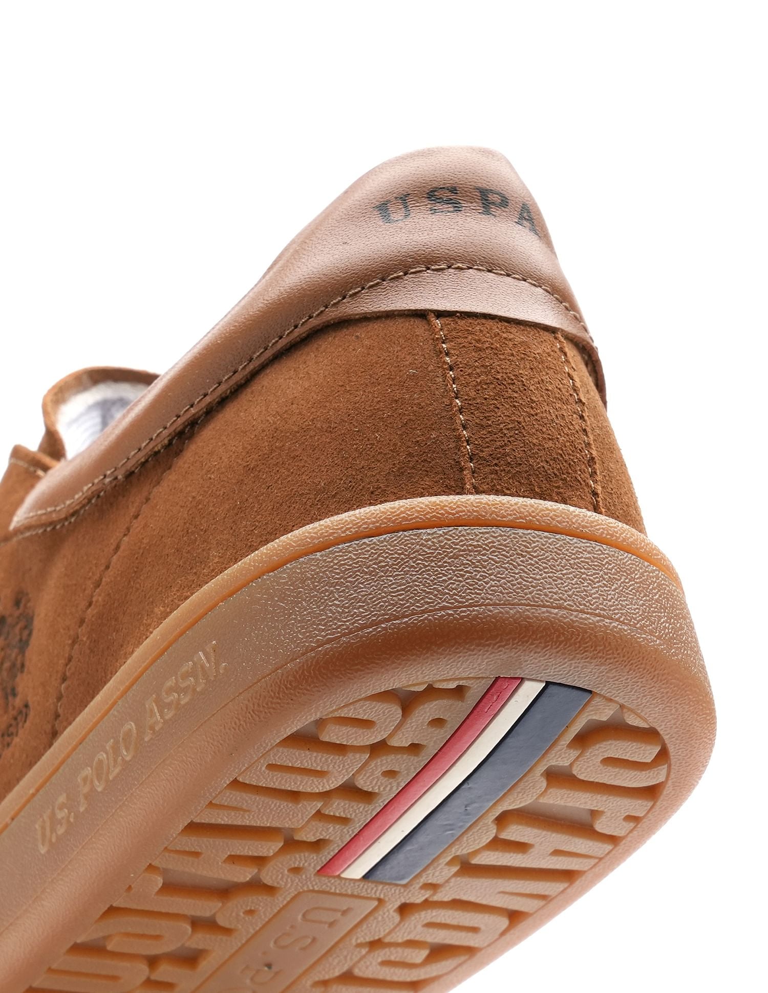 Mens Caldera Leather Sneakers Tan - U.S. POLO ASSN. | Large