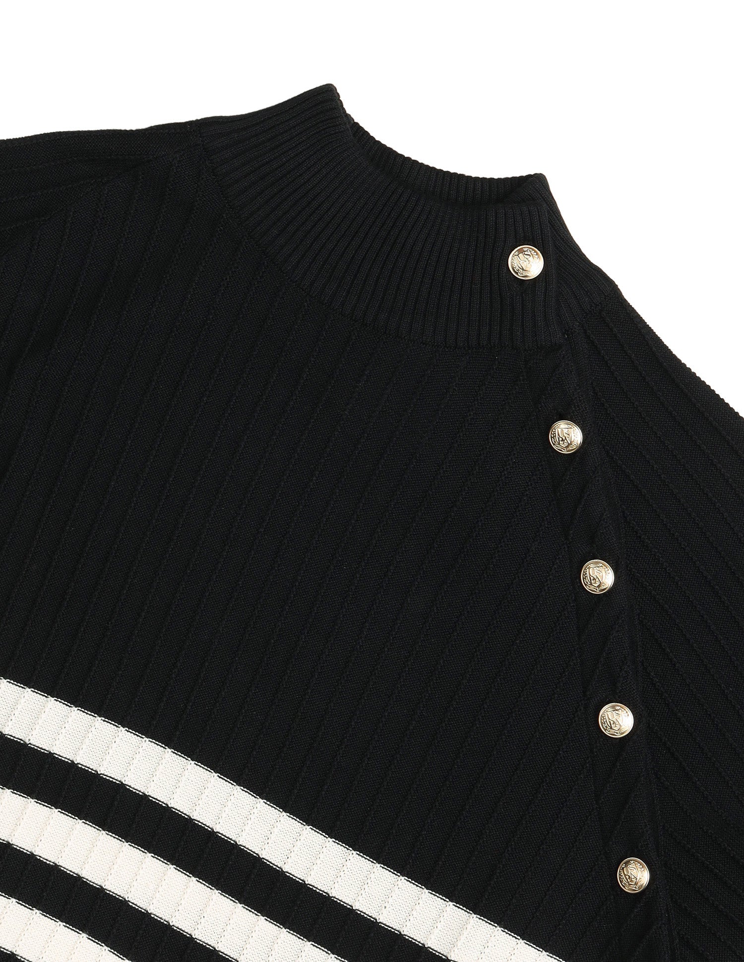 Horizontal Striped Regular Fit Sweater Multicolour - U.S. Polo Assn. India | Large