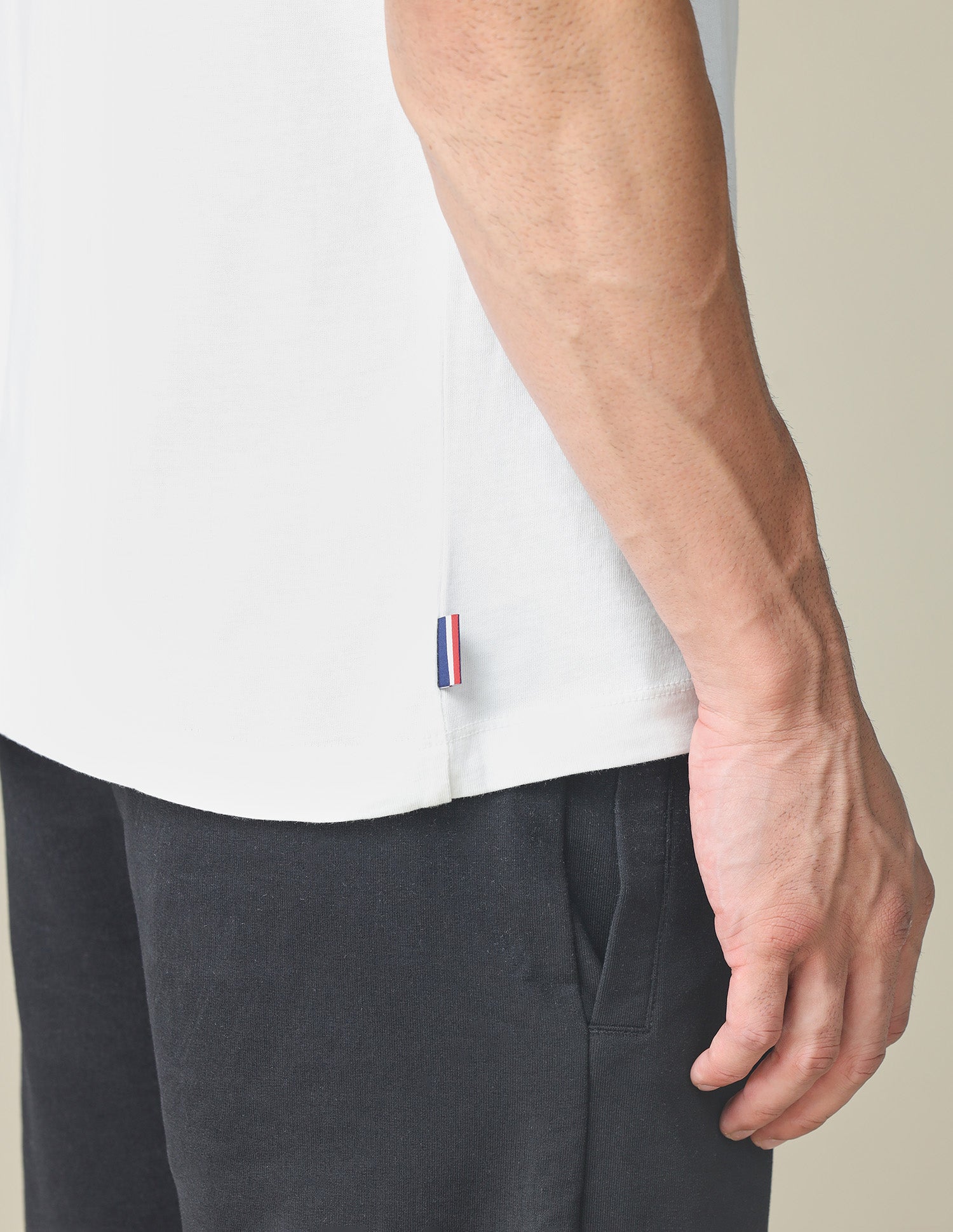 Muscle Fit Typographic Printed T-Shirt Ivory - U.S. POLO ASSN. | Large