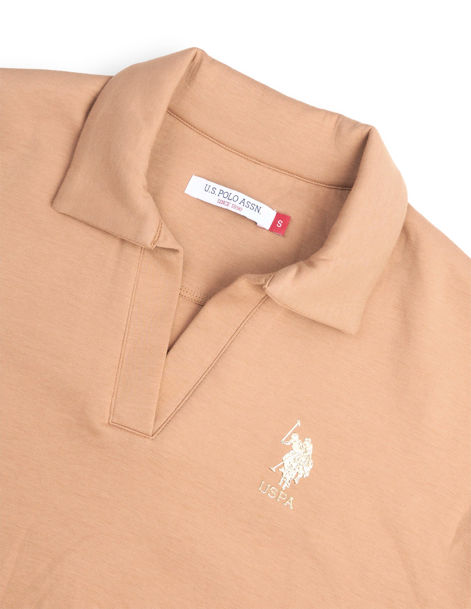 Solid Relaxed Fit Sweatshirt Brown - U.S. Polo Assn. India | Large