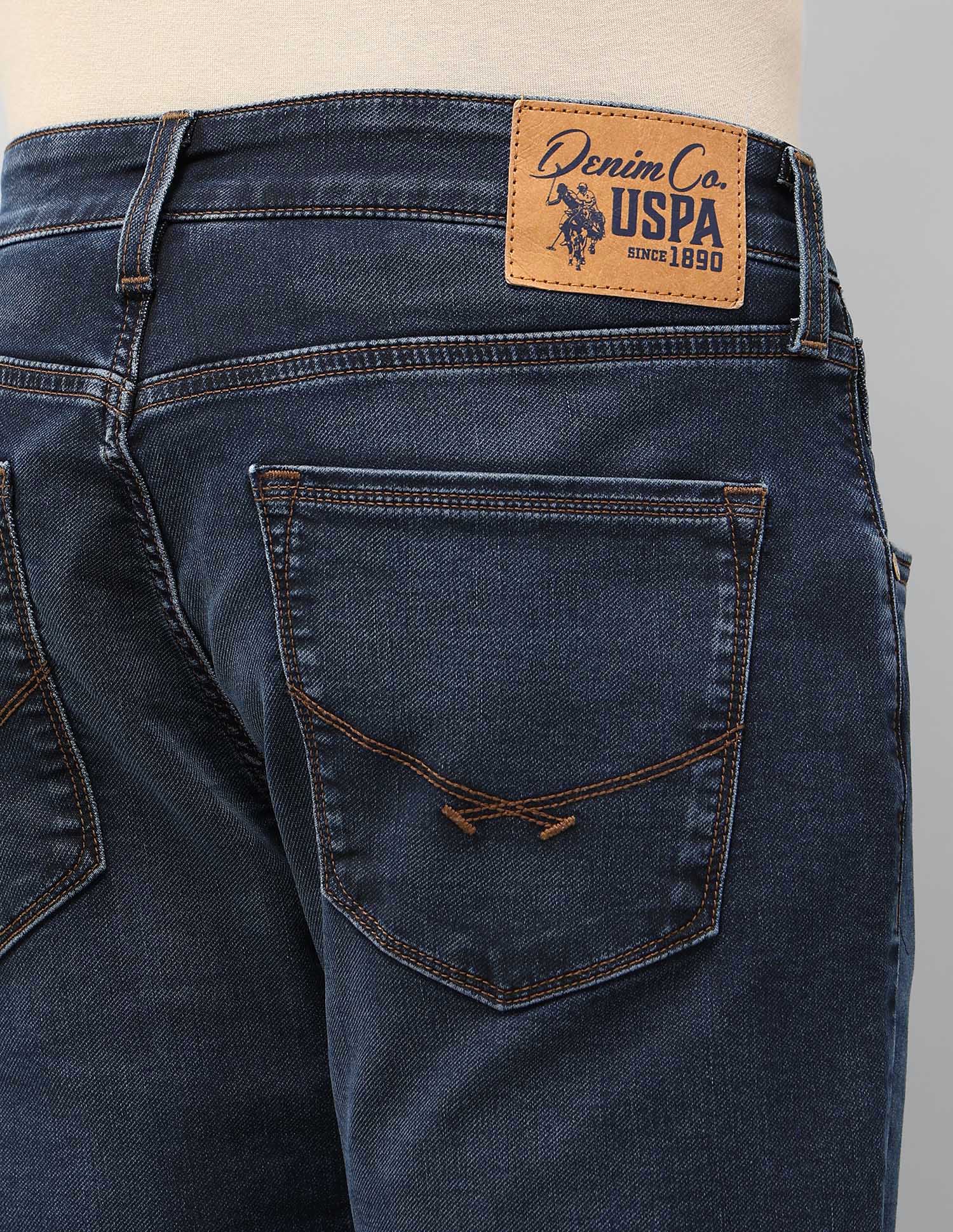 Henry Tapered Fit Blue Jeans Blue - U.S. POLO ASSN. | Large