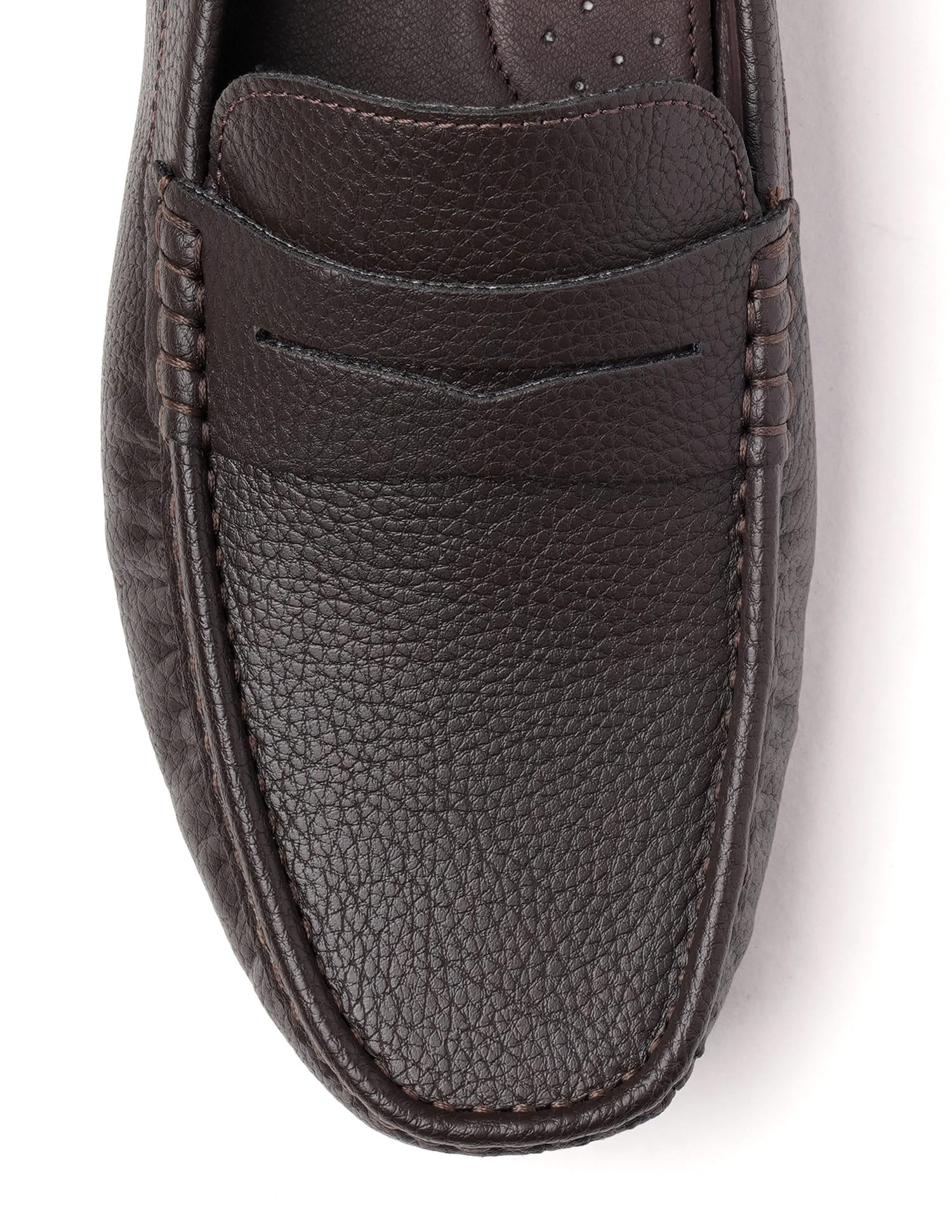 Men Kiger Textured Loafer Brown - U.S. Polo Assn. India | Large
