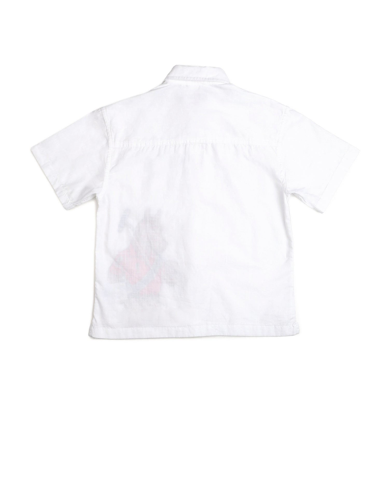 Boys Graphic Printed Pure Cotton Shirt White - U.S. POLO ASSN. | Large