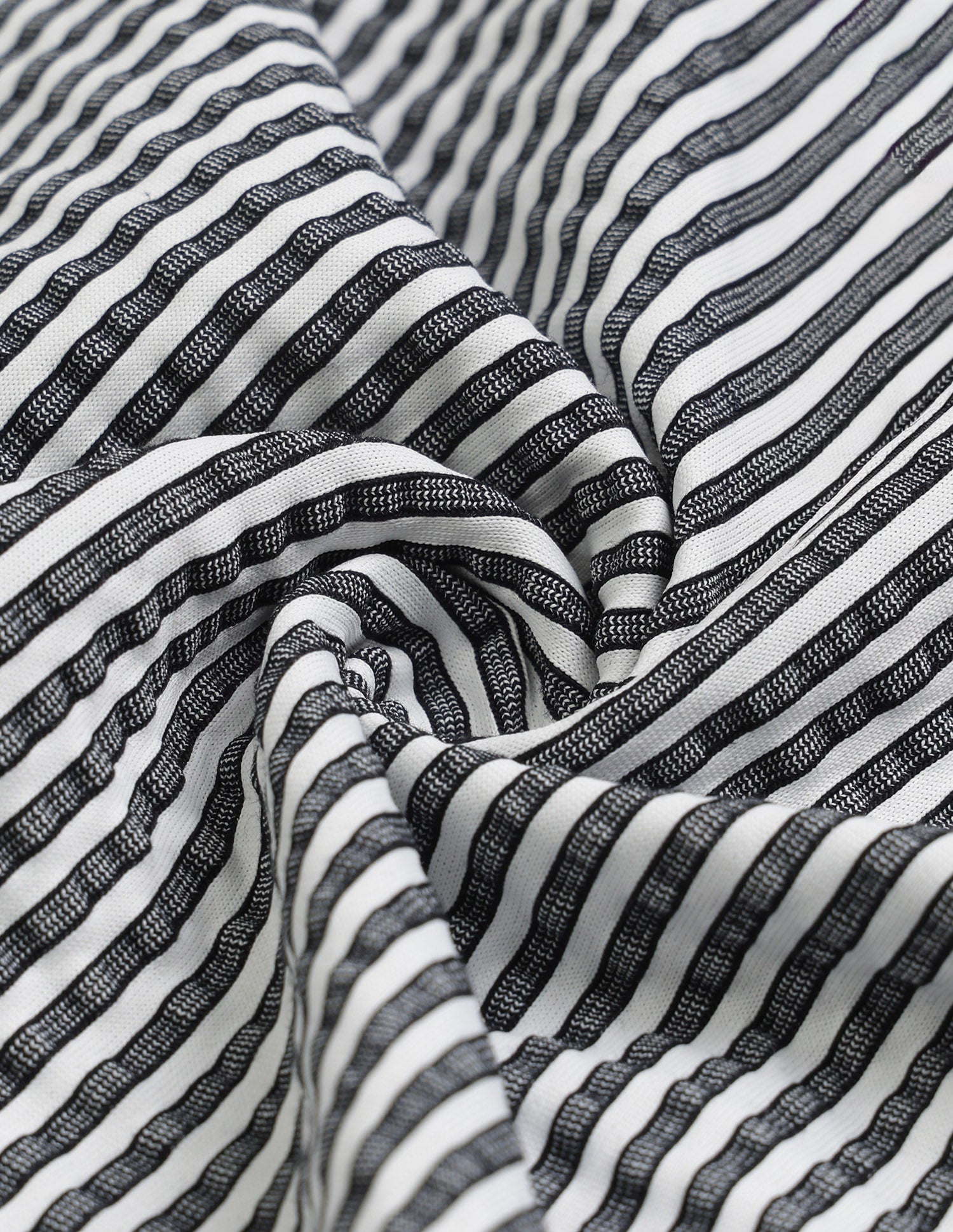 Vertical Striped Relaxed Fit Polo Shirt Black - U.S. Polo Assn. India | Large