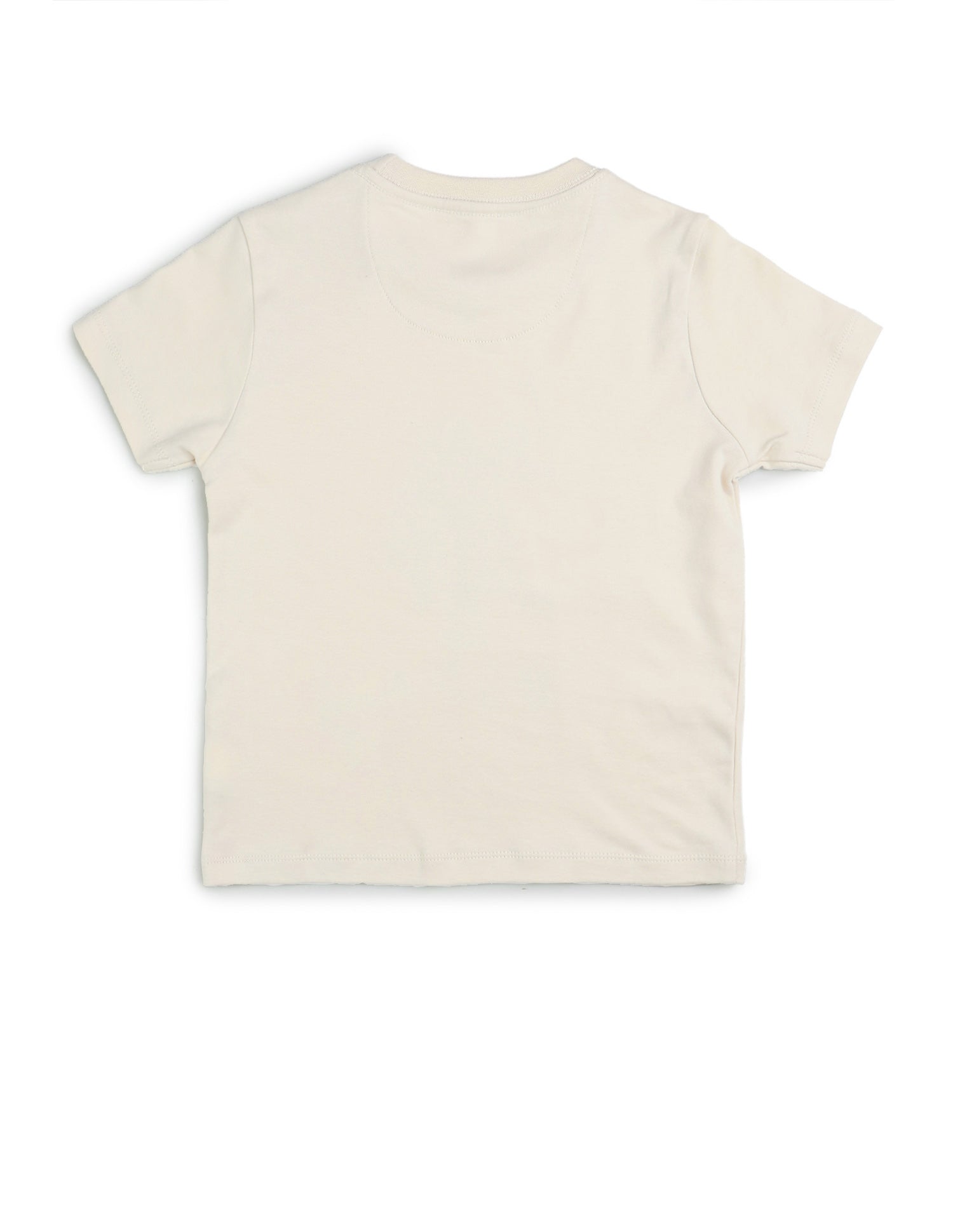 Boys Graphic Brand Embossed Regular Fit T-Shirt Off White - U.S. POLO ASSN. | Large