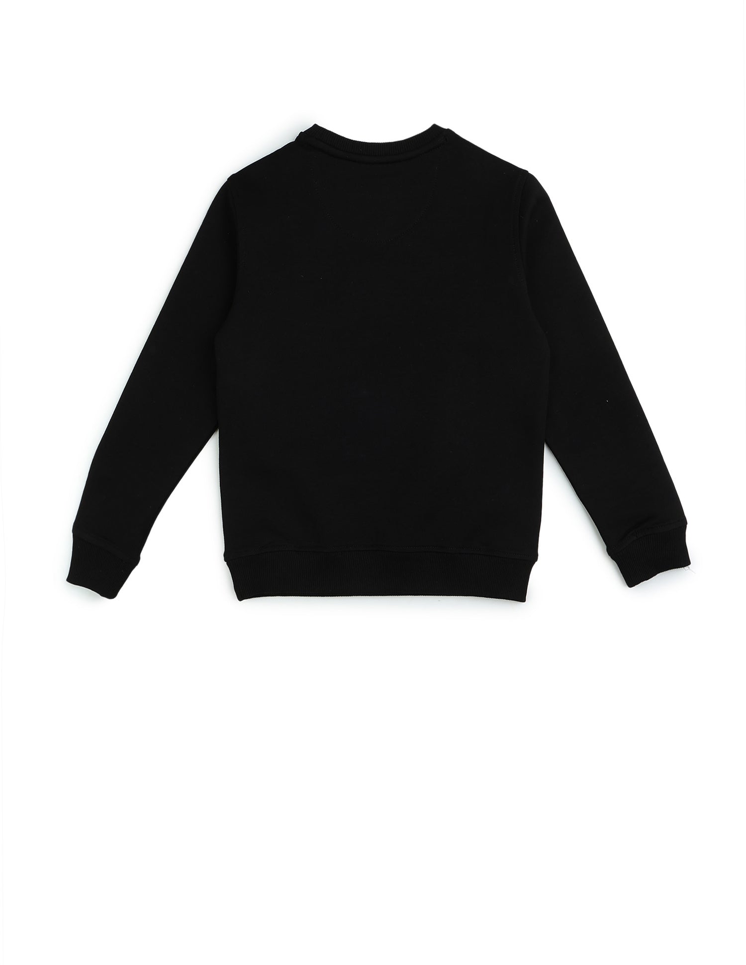 Boys Graphic Brand Embossed Regular Fit Sweatshirt Black - U.S. POLO ASSN. | Large