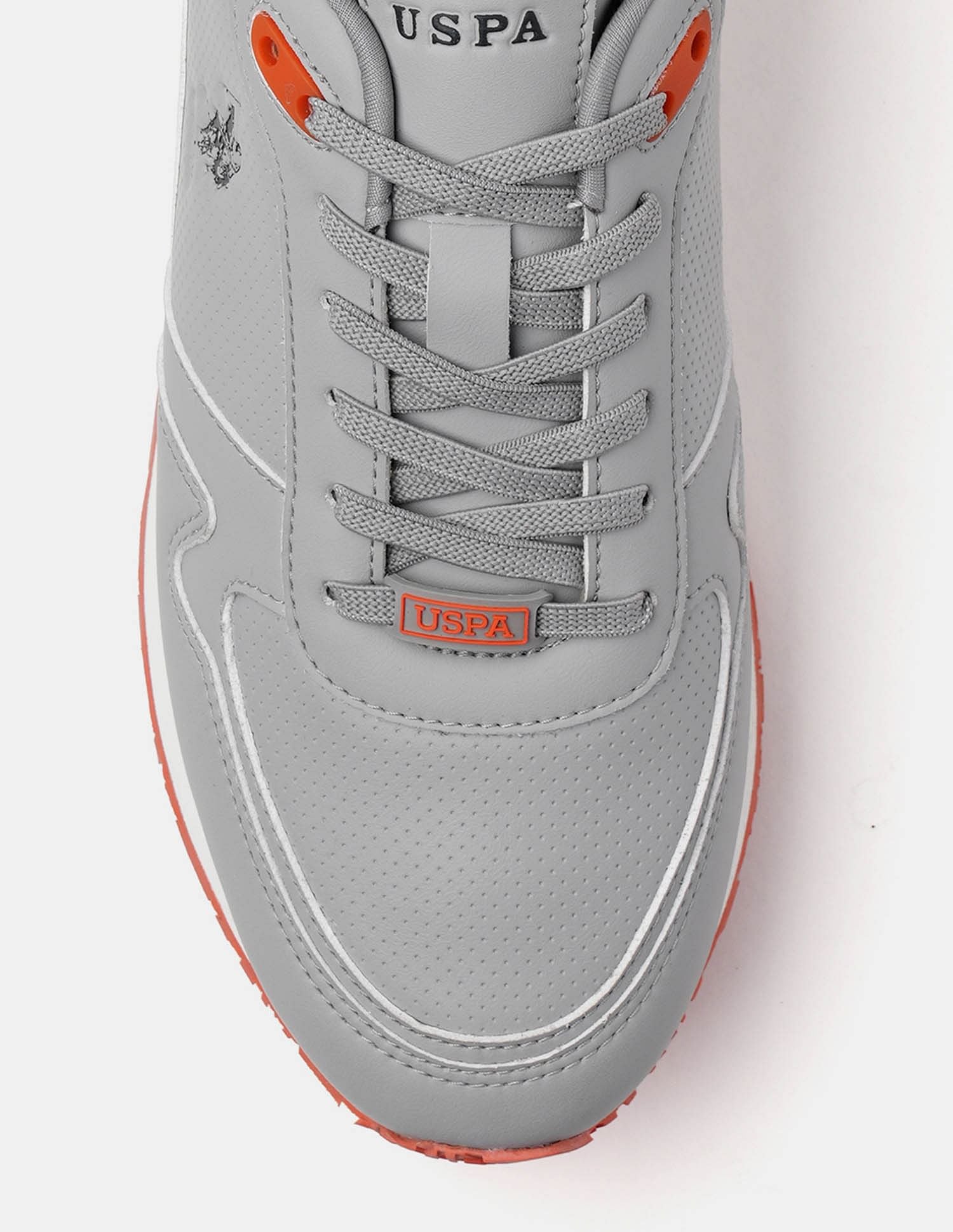 Men Lowen 2.0 Colour Blocked Sneakers Grey - U.S. POLO ASSN. | Large