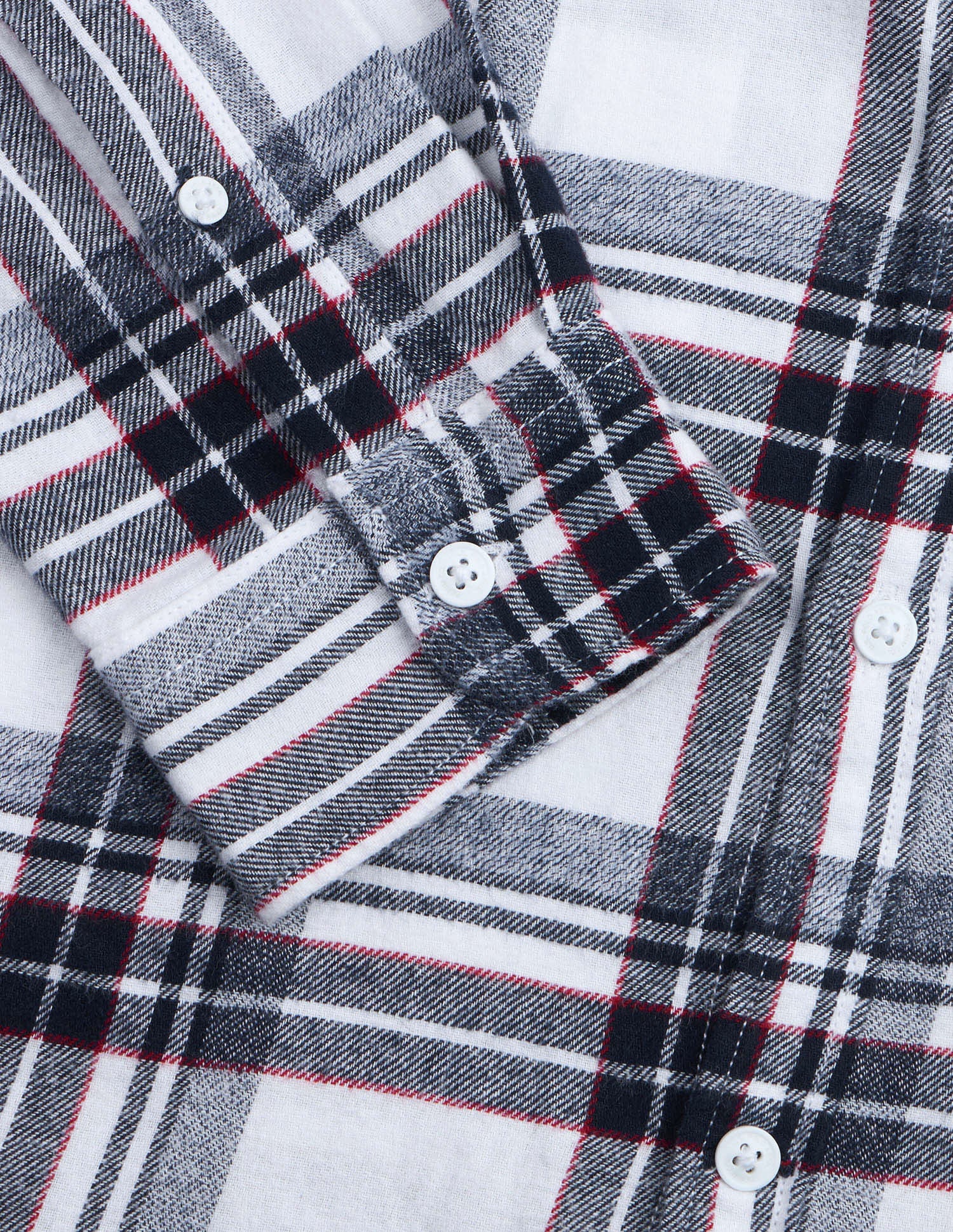 Plaid Checked Twill Shirt White - U.S. Polo Assn. India | Large