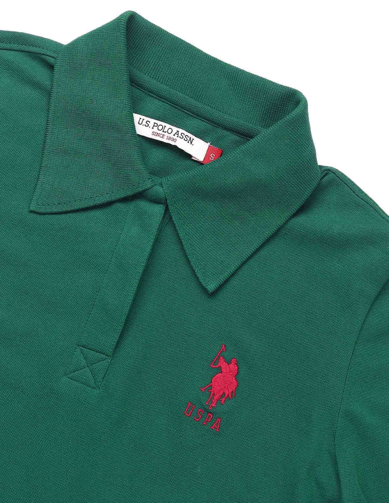 Regular Fit Polo Shirt Dark Green - U.S. POLO ASSN. | Large