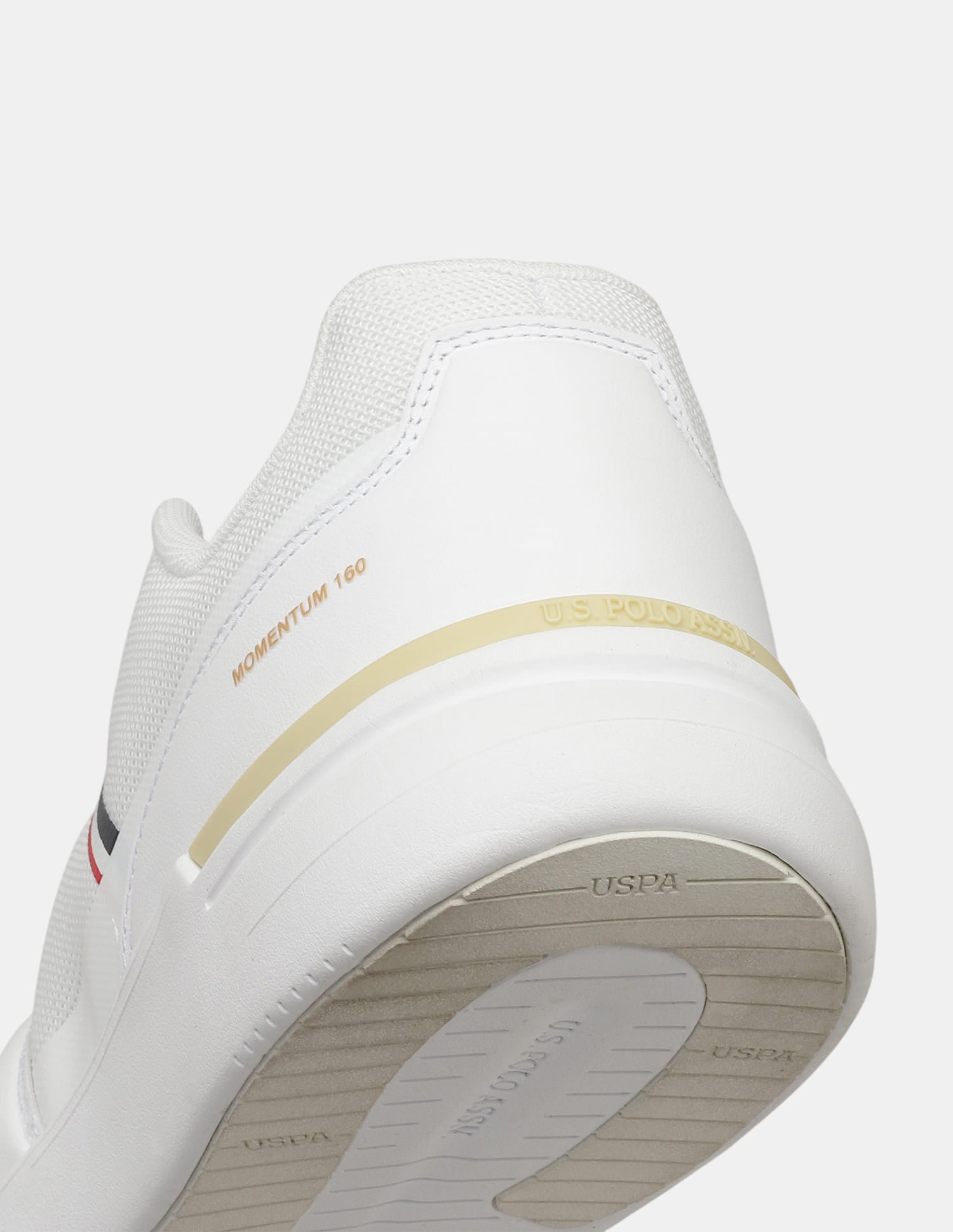 Round Toe Lace Ups Momentum 160 Sneakers White - U.S. Polo Assn. India | Large