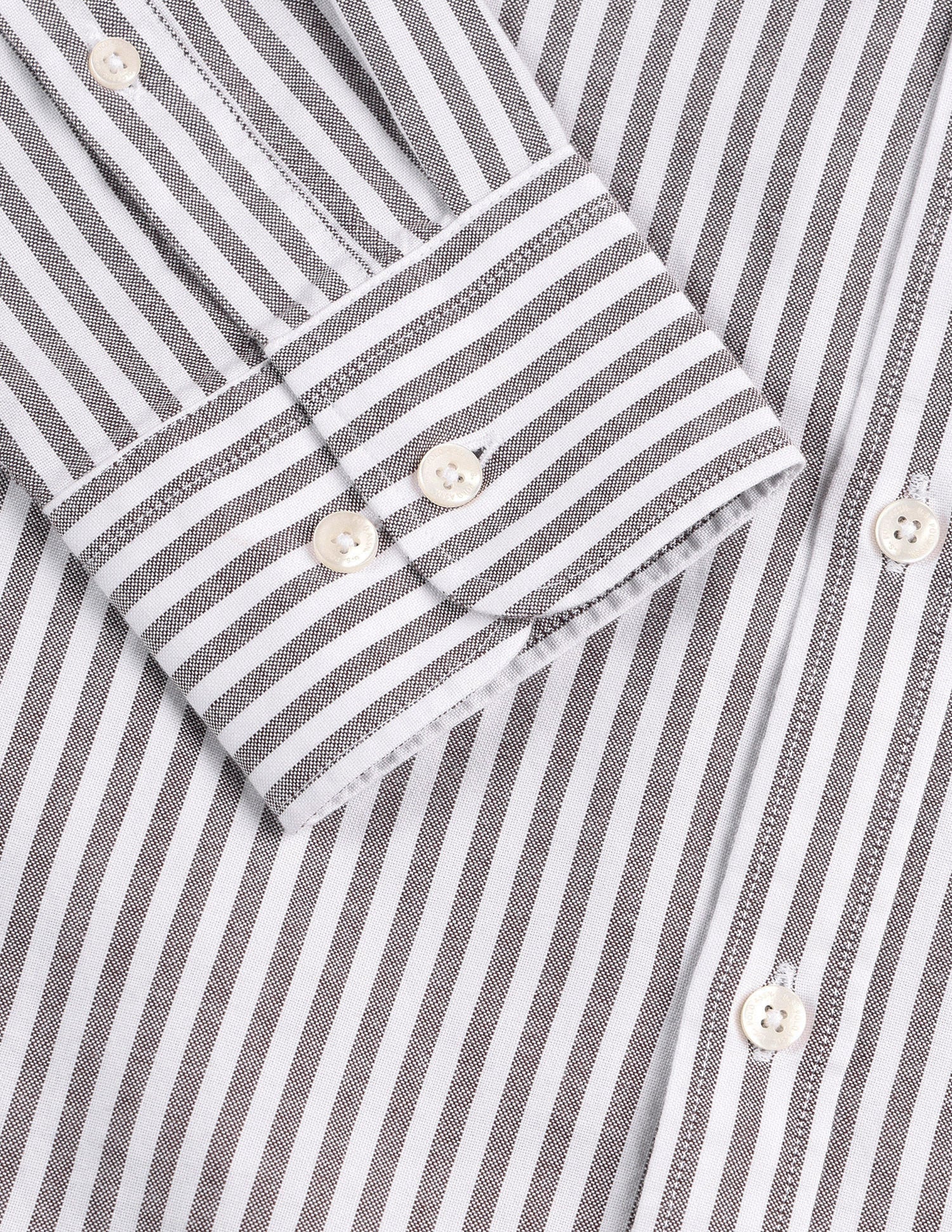 Vertical Striped Button Down Shirt Brown - U.S. POLO ASSN. | Large