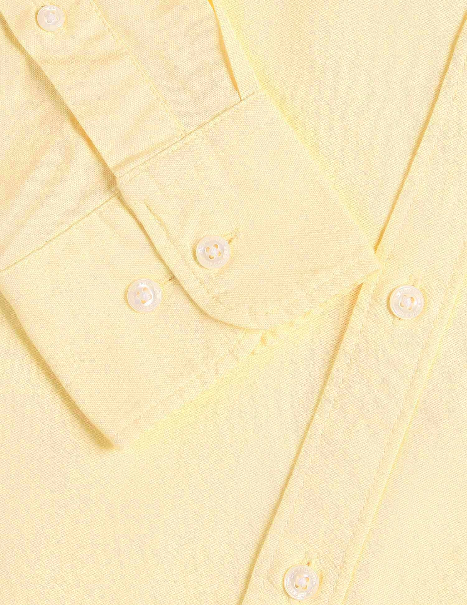 Soft Oxford Shirt Yellow - U.S. POLO ASSN. | Large