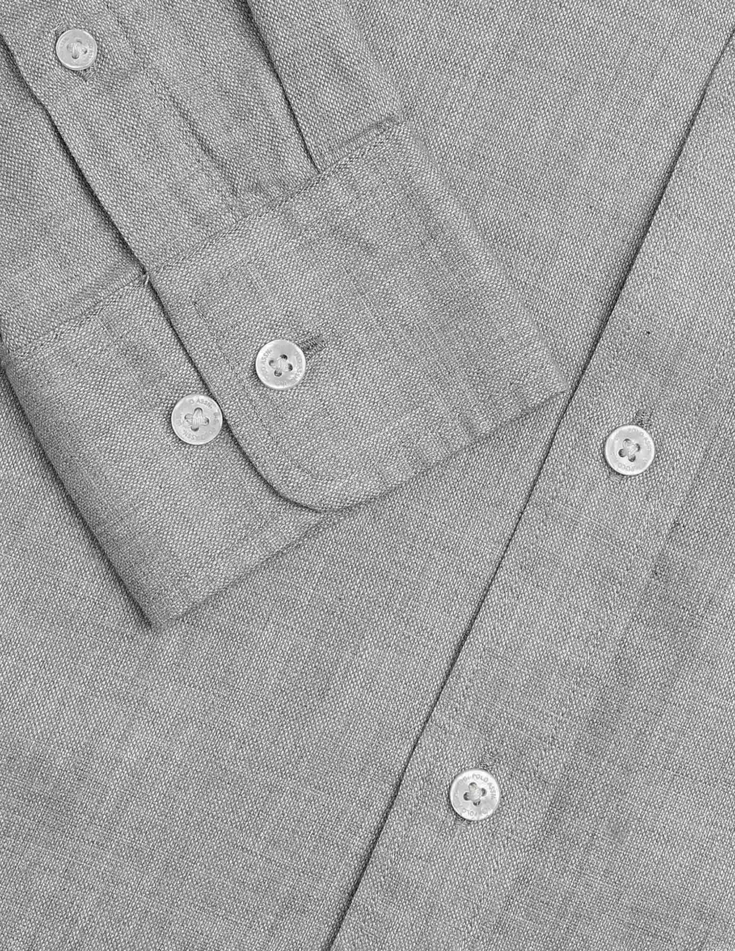 Solid Regular Fit Shirt Grey - U.S. POLO ASSN. | Large