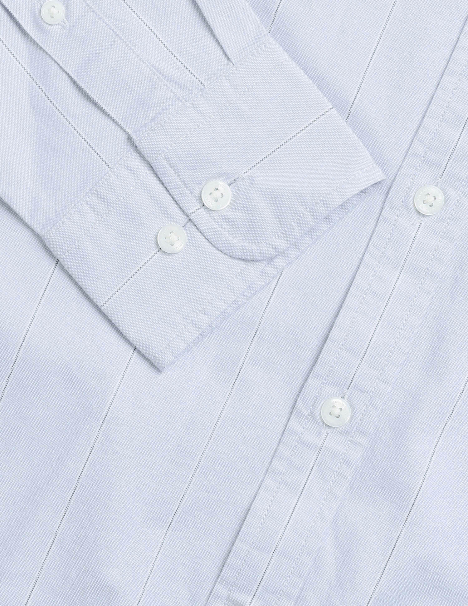 Vertical Striped Oxford Shirt Light Grey - U.S. Polo Assn. India | Large