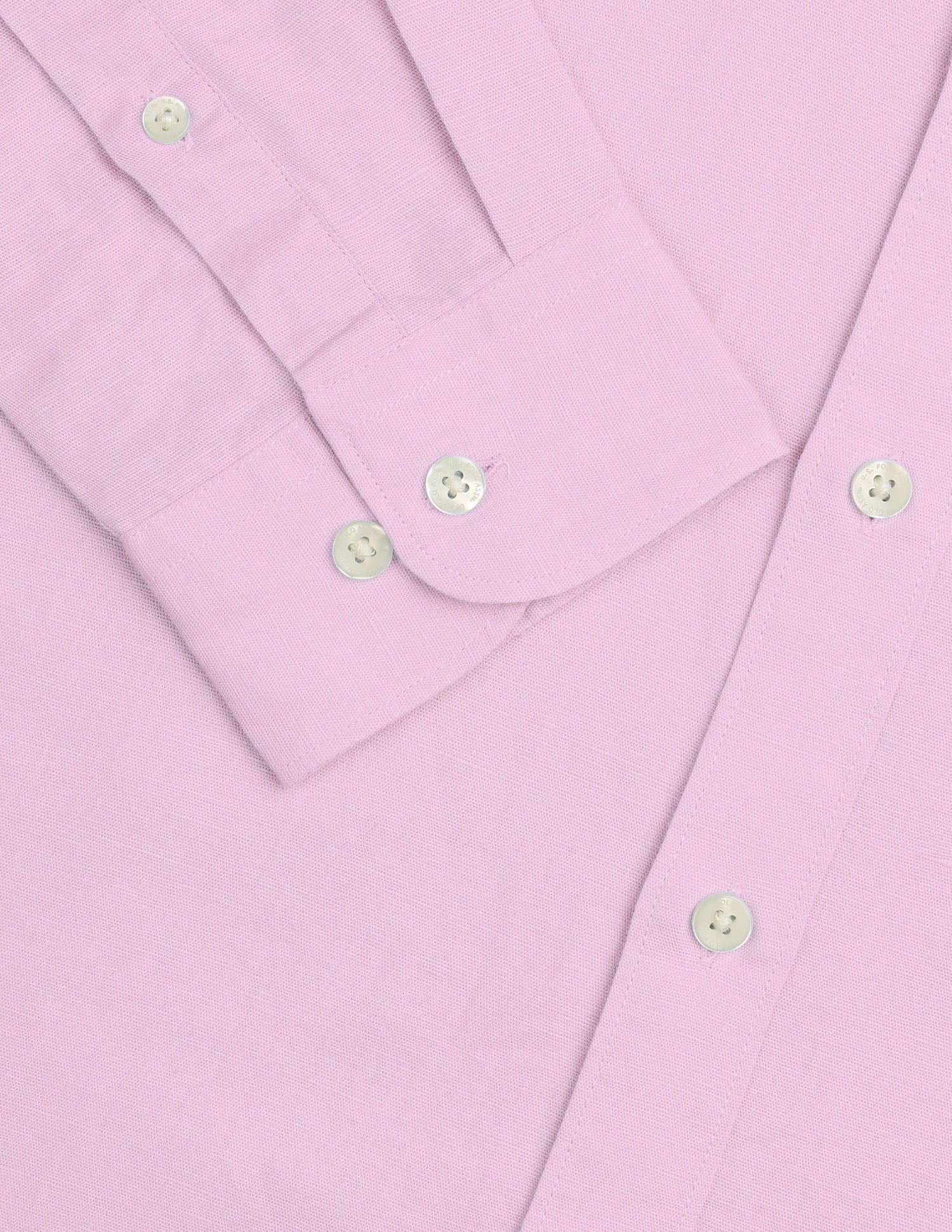 Solid Tailored Fit Shirt Pink - U.S. Polo Assn. India | Large