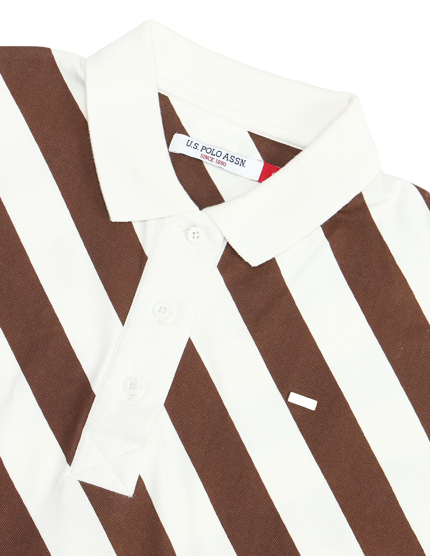 Extended Shoulder Cotton Polo Shirt Multicolour - U.S. POLO ASSN. | Large