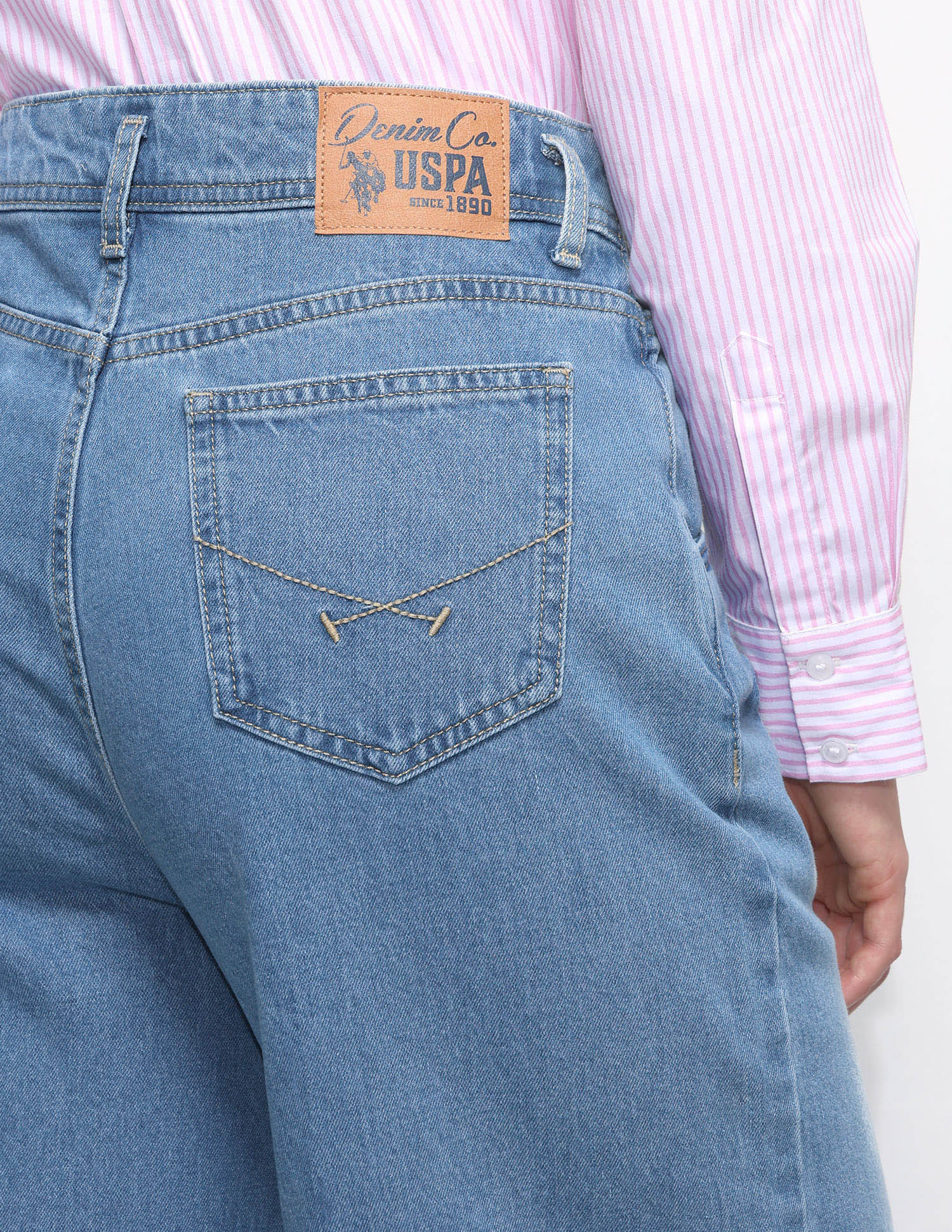 High Baggy Fit Jeans Blue - U.S. Polo Assn. India | Large