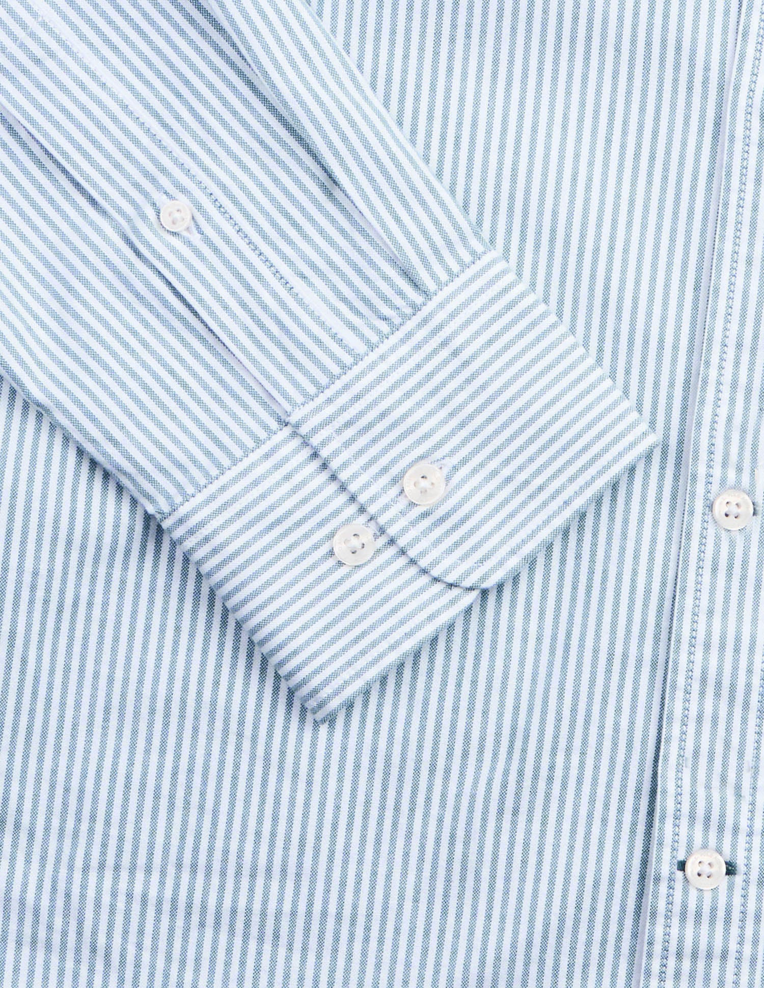 Vertical Striped Oxford Shirt Teal - U.S. Polo Assn. India | Large