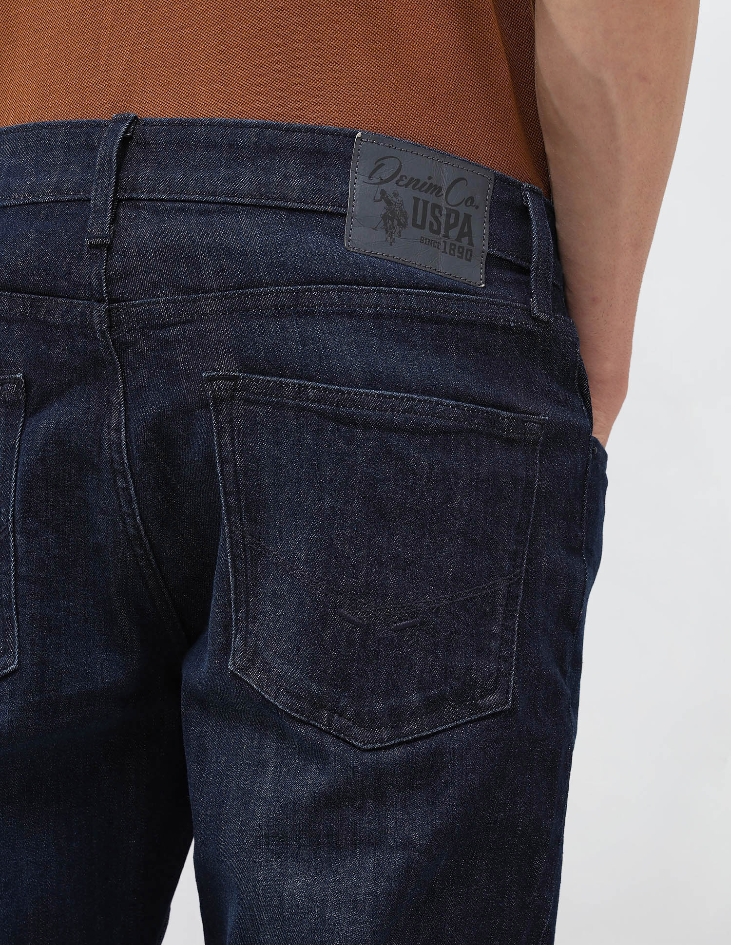 Henry Tapered Fit Blue Jeans Dark Blue - U.S. POLO ASSN. | Large