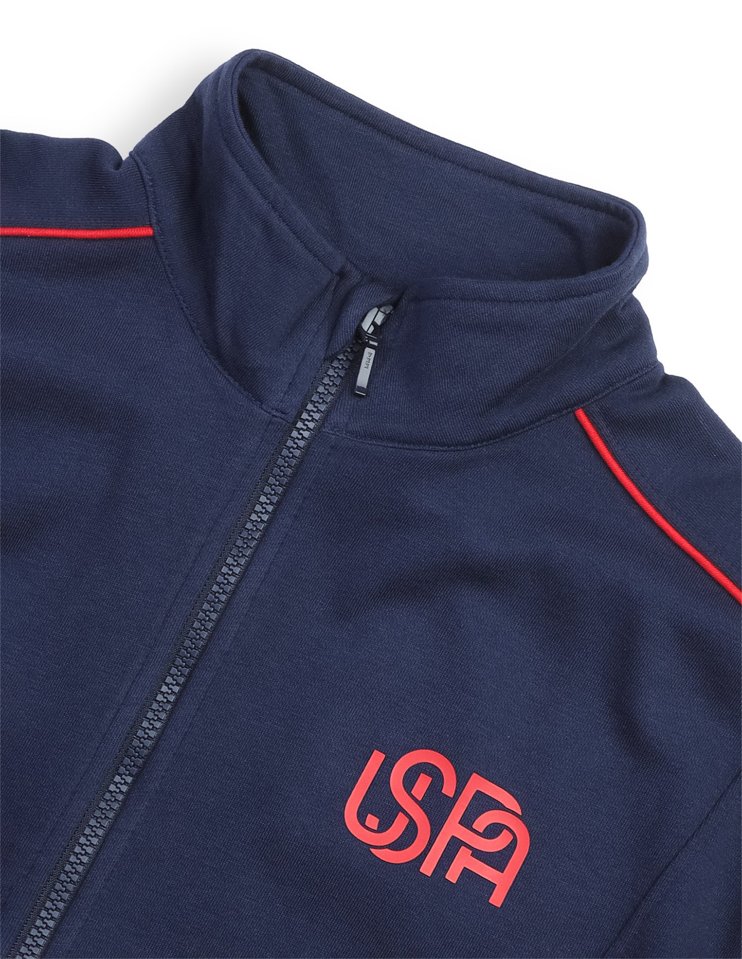 High Neck Zipper Jacket Navy - U.S. Polo Assn. India | Large
