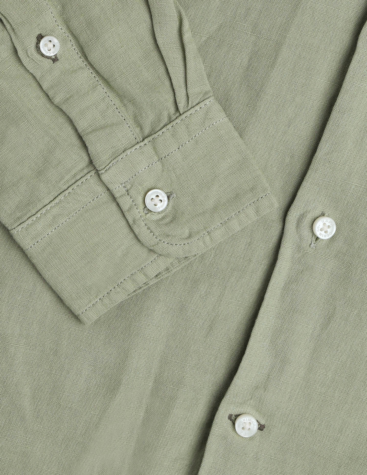 Solid Regular Fit Shirt Green - U.S. Polo Assn. India | Large