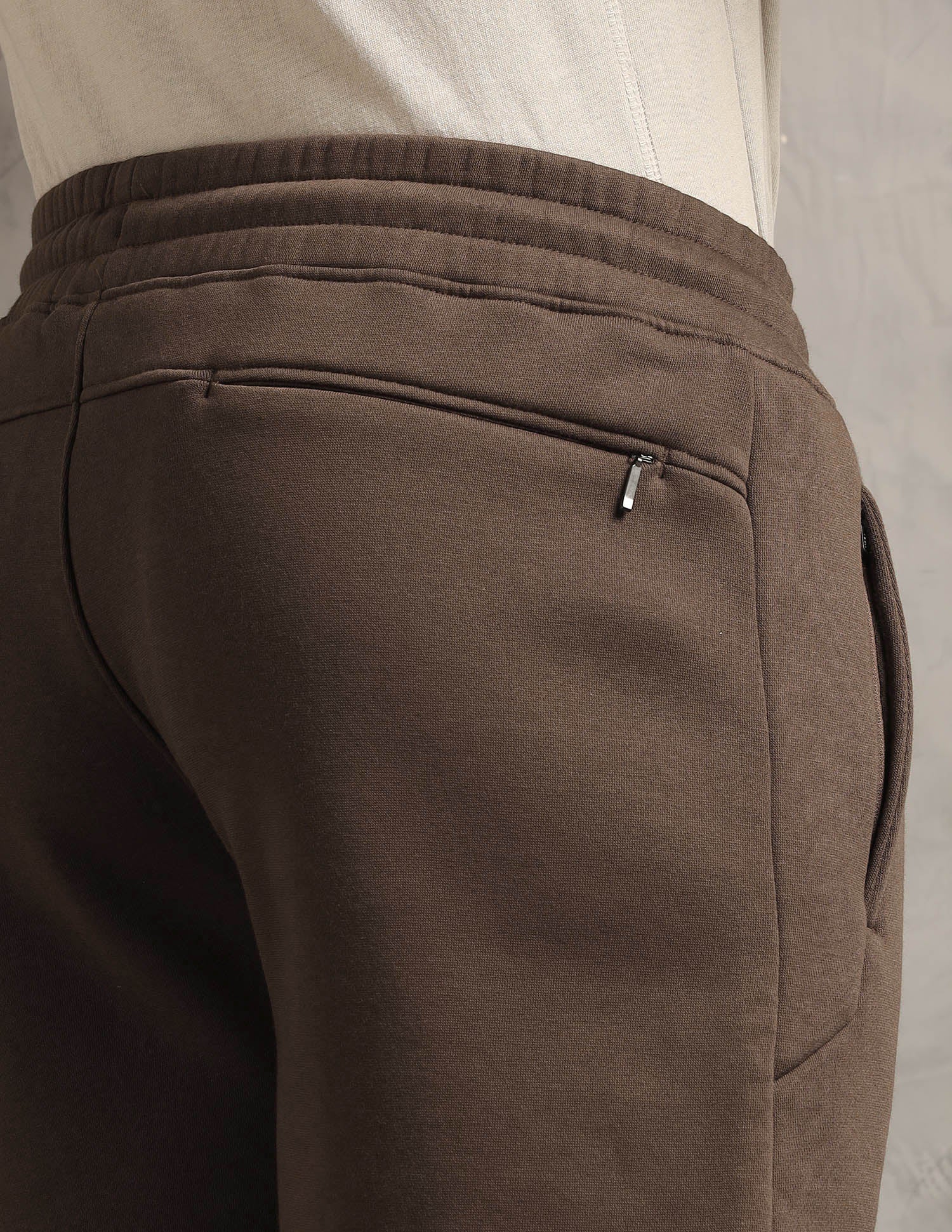Comfort Fit Cotton Rich OES09-PL Lounge Shorts - Pack Of 1 Brown Tint - U.S. Polo Assn. India | Large