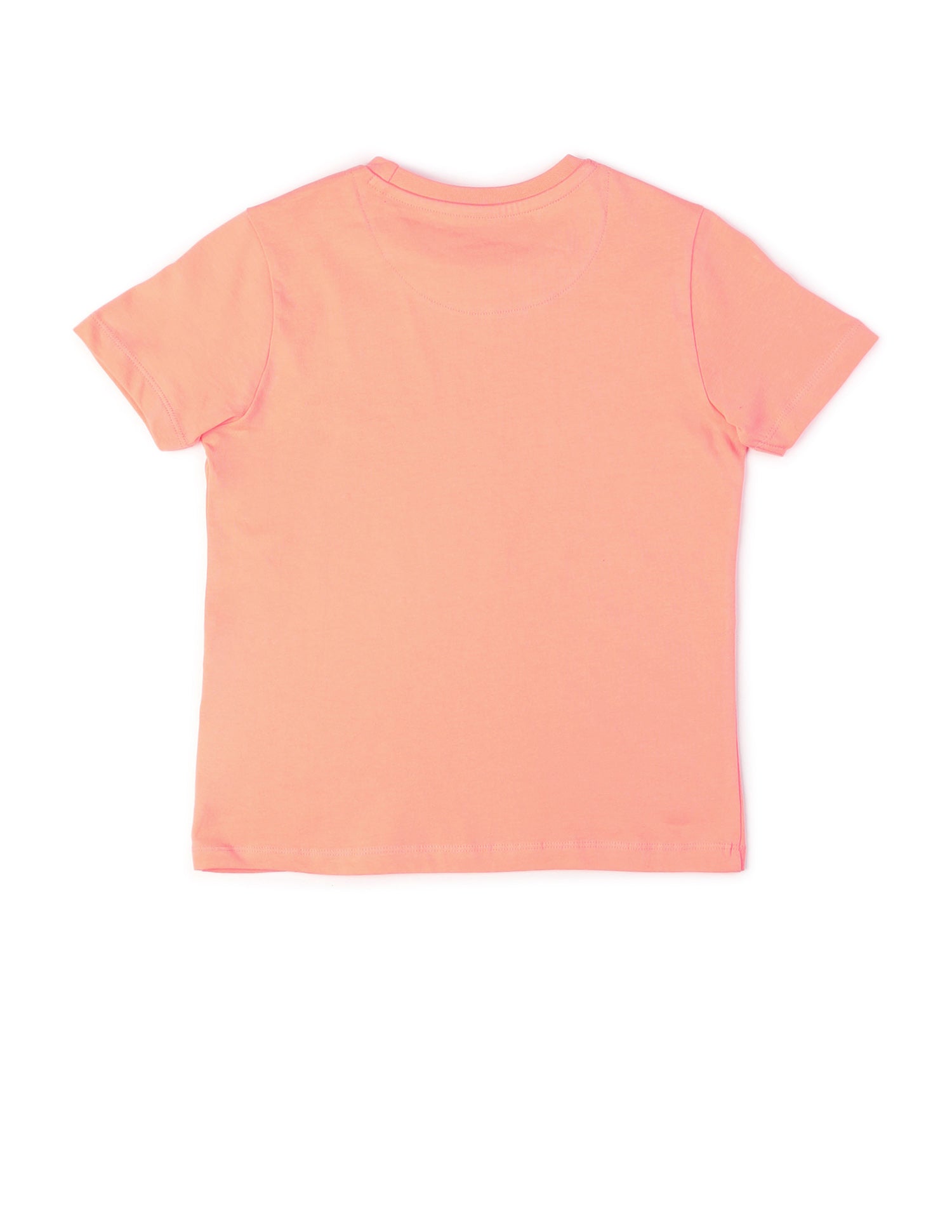 Boys Pure Cotton Brand Printed T Shirt Orange - U.S. POLO ASSN. | Large