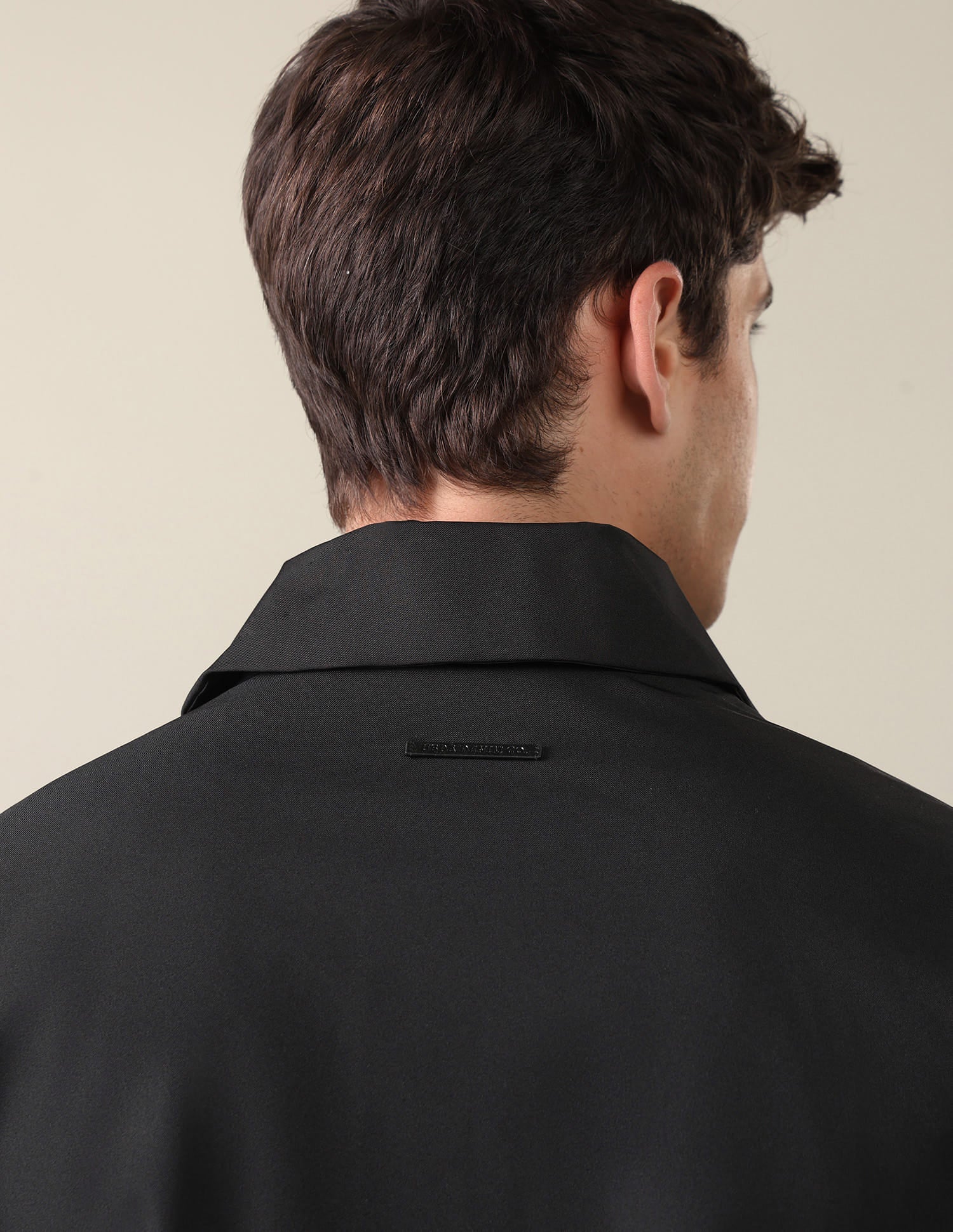Solid Regular Fit Bomber Jacket Black - U.S. Polo Assn. India | Large