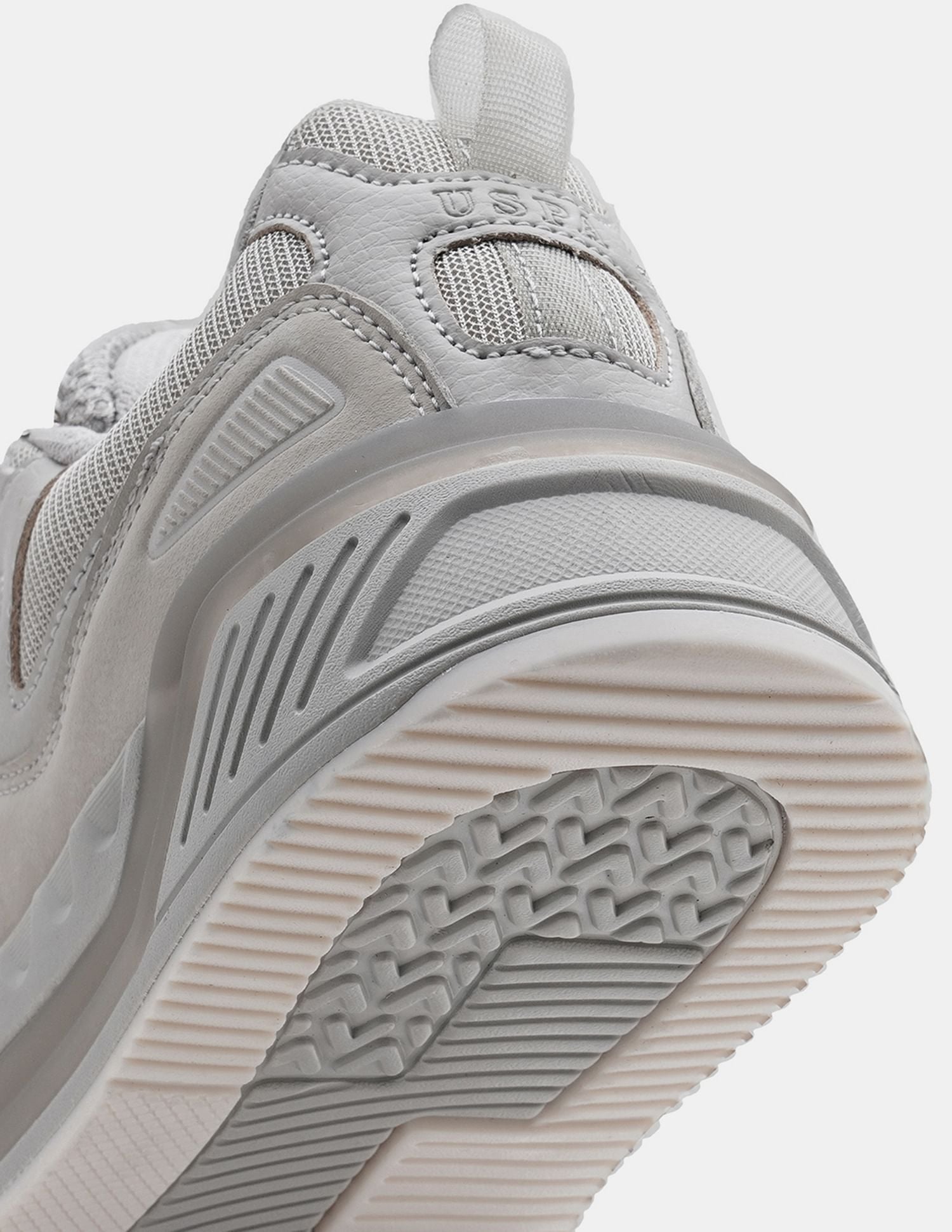 Men Damen Colour Blocked Sneakers Cream - U.S. POLO ASSN. | Large