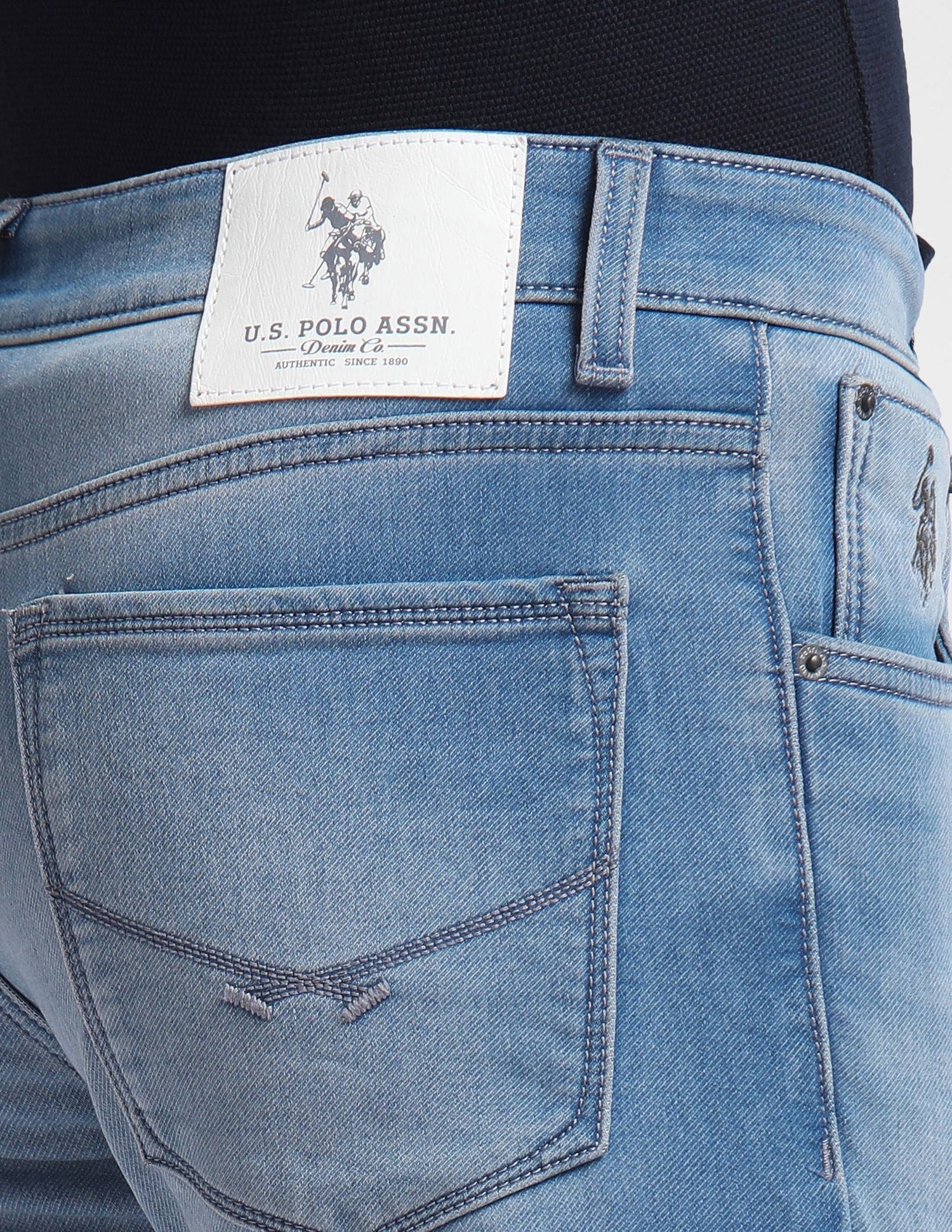 Regallo Skinny Blue Jeans Blue - U.S. Polo Assn. India | Large