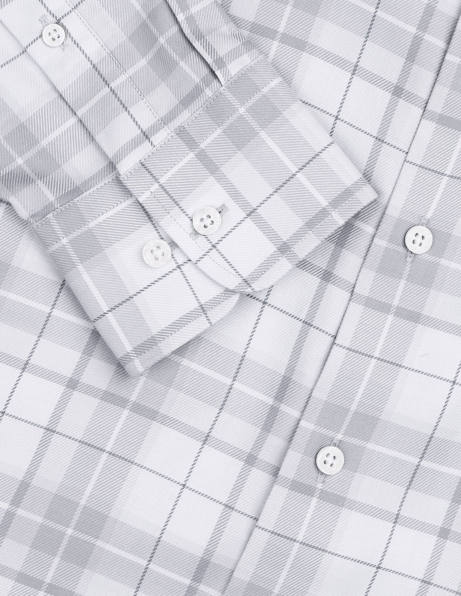 Tartan Checked Twill Shirt Grey - U.S. Polo Assn. India | Large