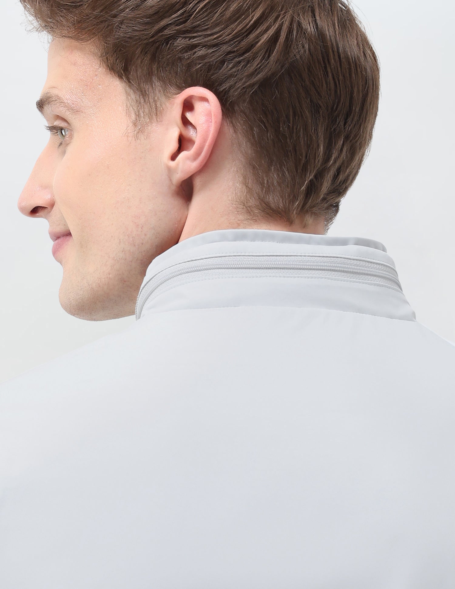 Regular Fit Solid Packable Hood Jacket Grey - U.S. Polo Assn. India | Large