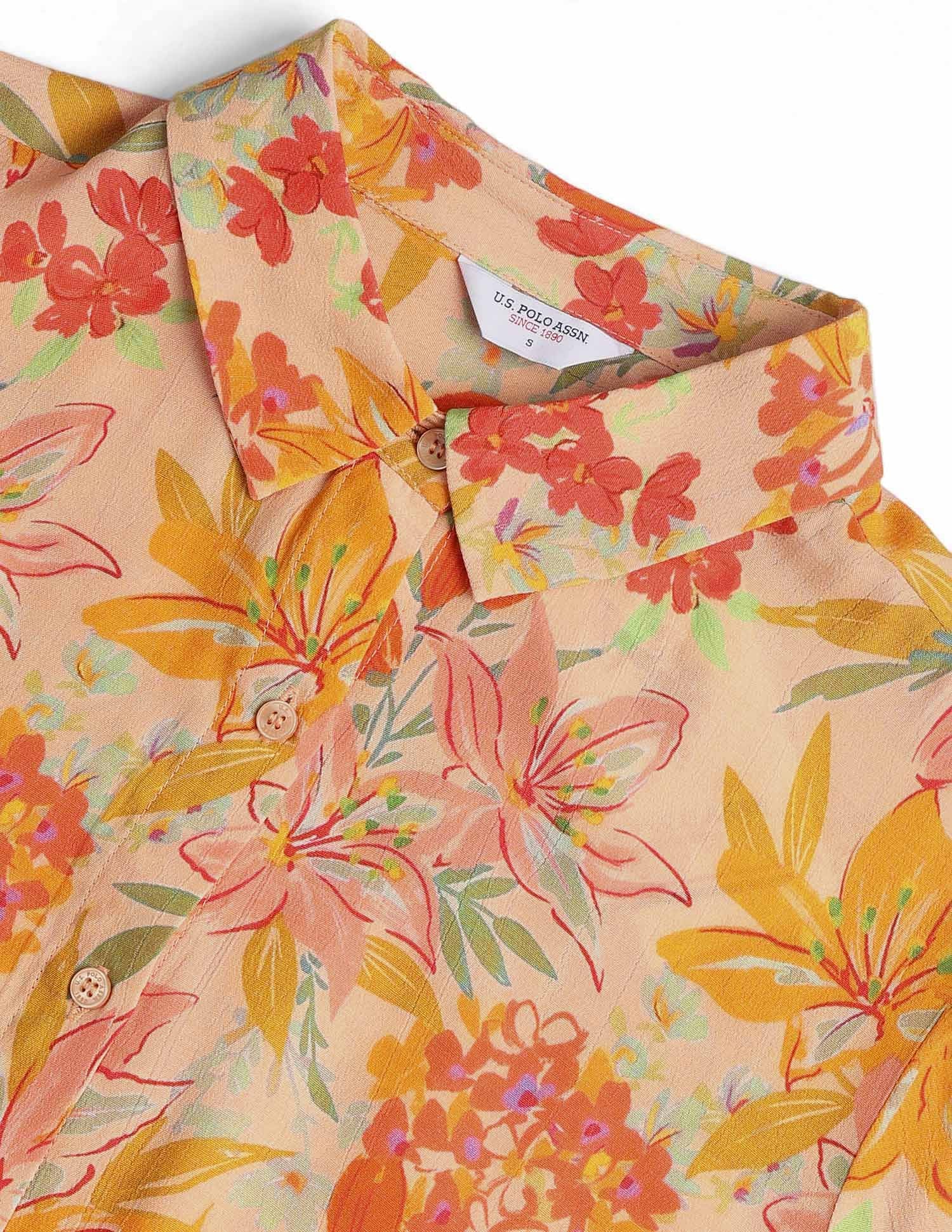 Regular Shirt With Aop Multi - U.S. Polo Assn. India | Large