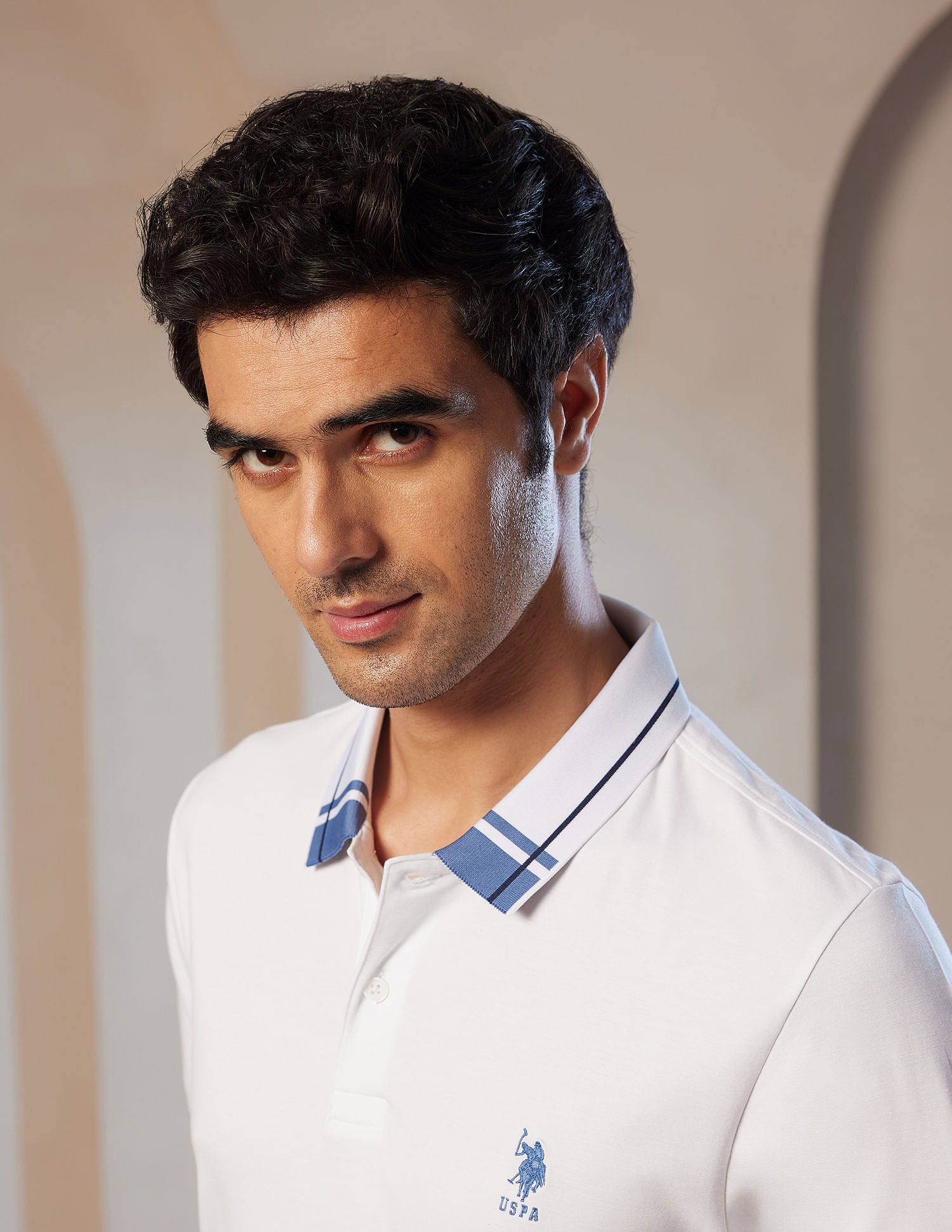 Pacho X Slim Fit Polo Shirt White - U.S. POLO ASSN. | Large