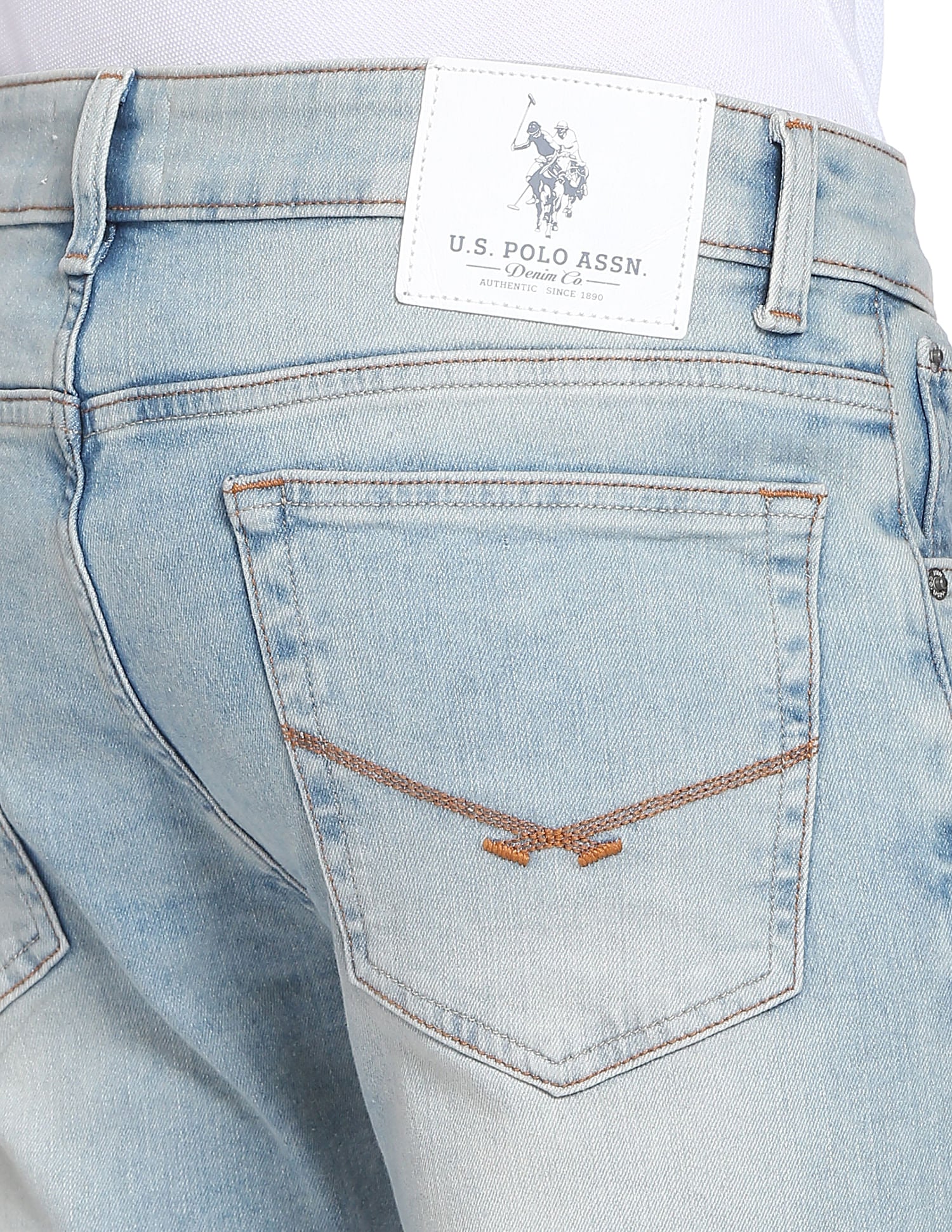 Regallo Skinny Authentic Jeans Light Blue - U.S. Polo Assn. India | Large