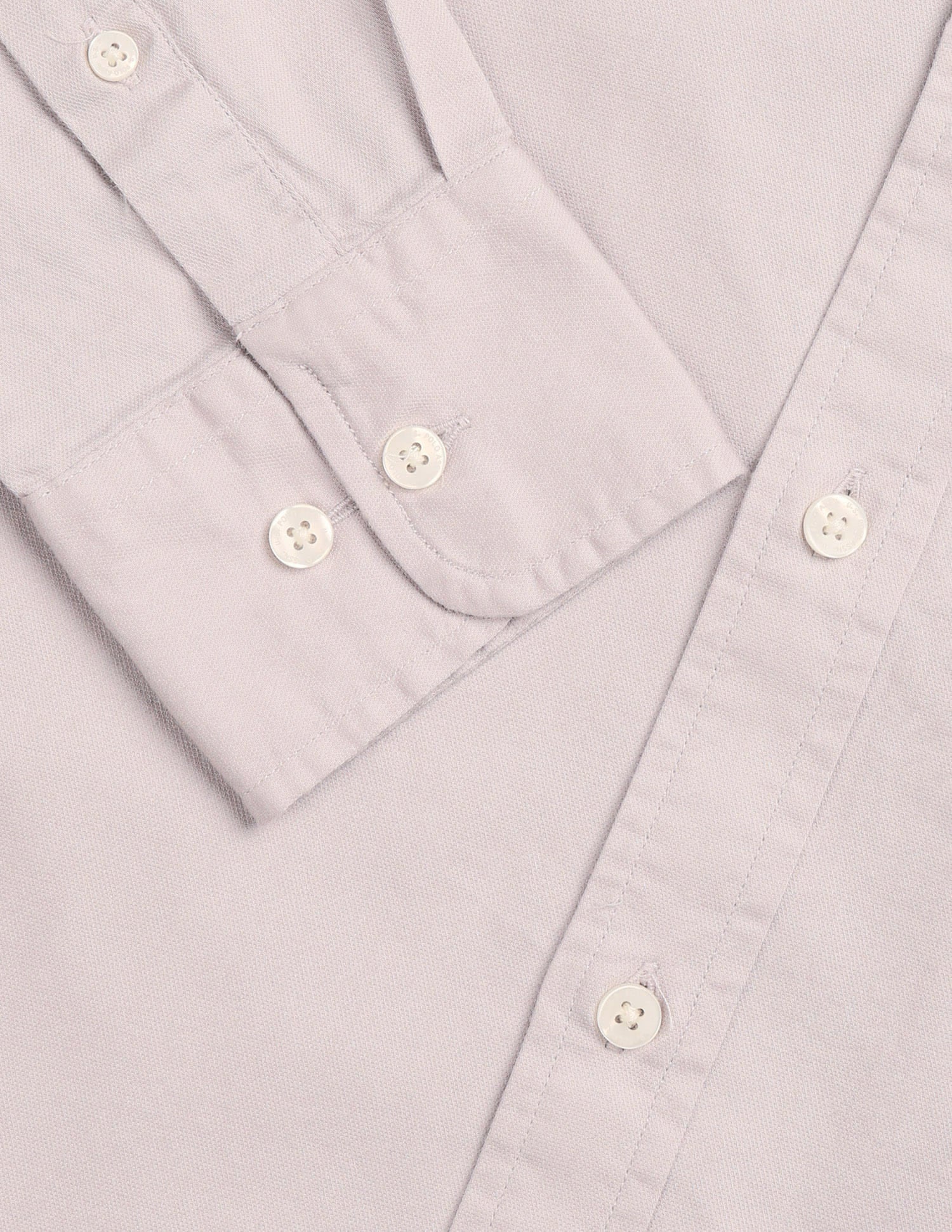 Solid Dobby Tailored Fit Shirt Beige - U.S. Polo Assn. India | Large