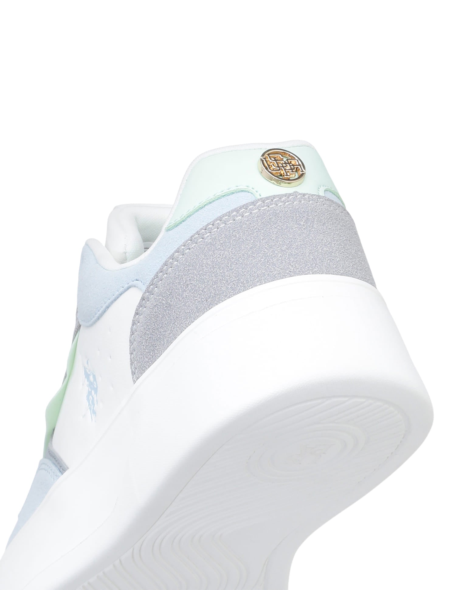 Women Aluna Colourblocked Lace Ups Sneakers Off White - U.S. Polo Assn. India | Large