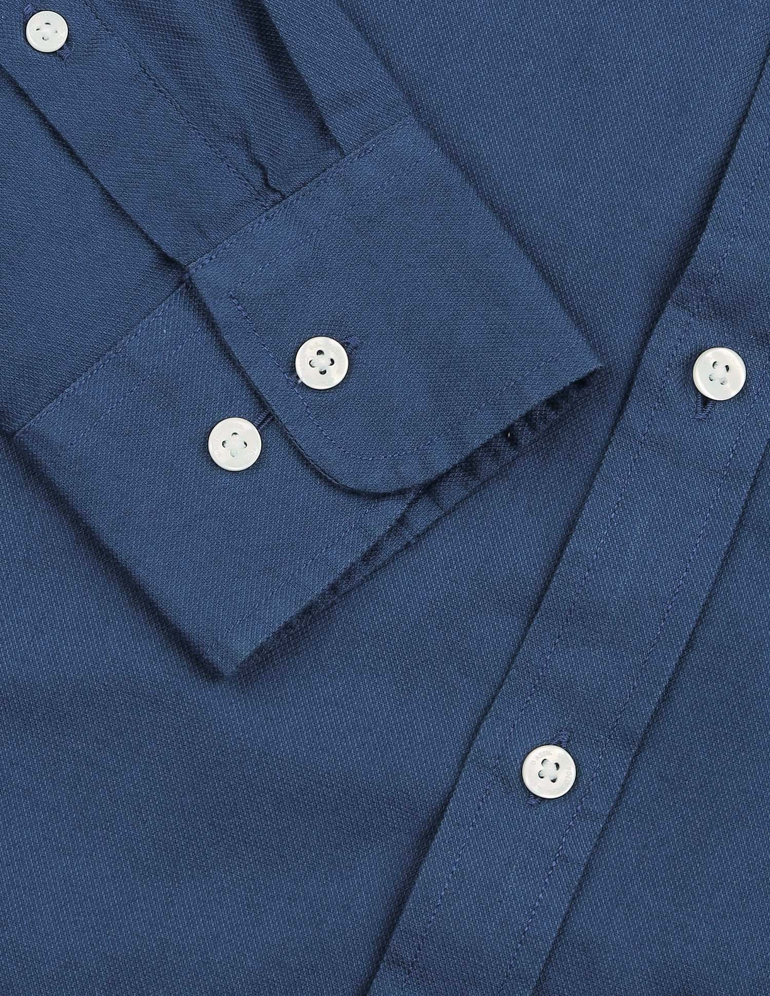 Dobby Tailored Fit Shirt Blue - U.S. POLO ASSN. | Large