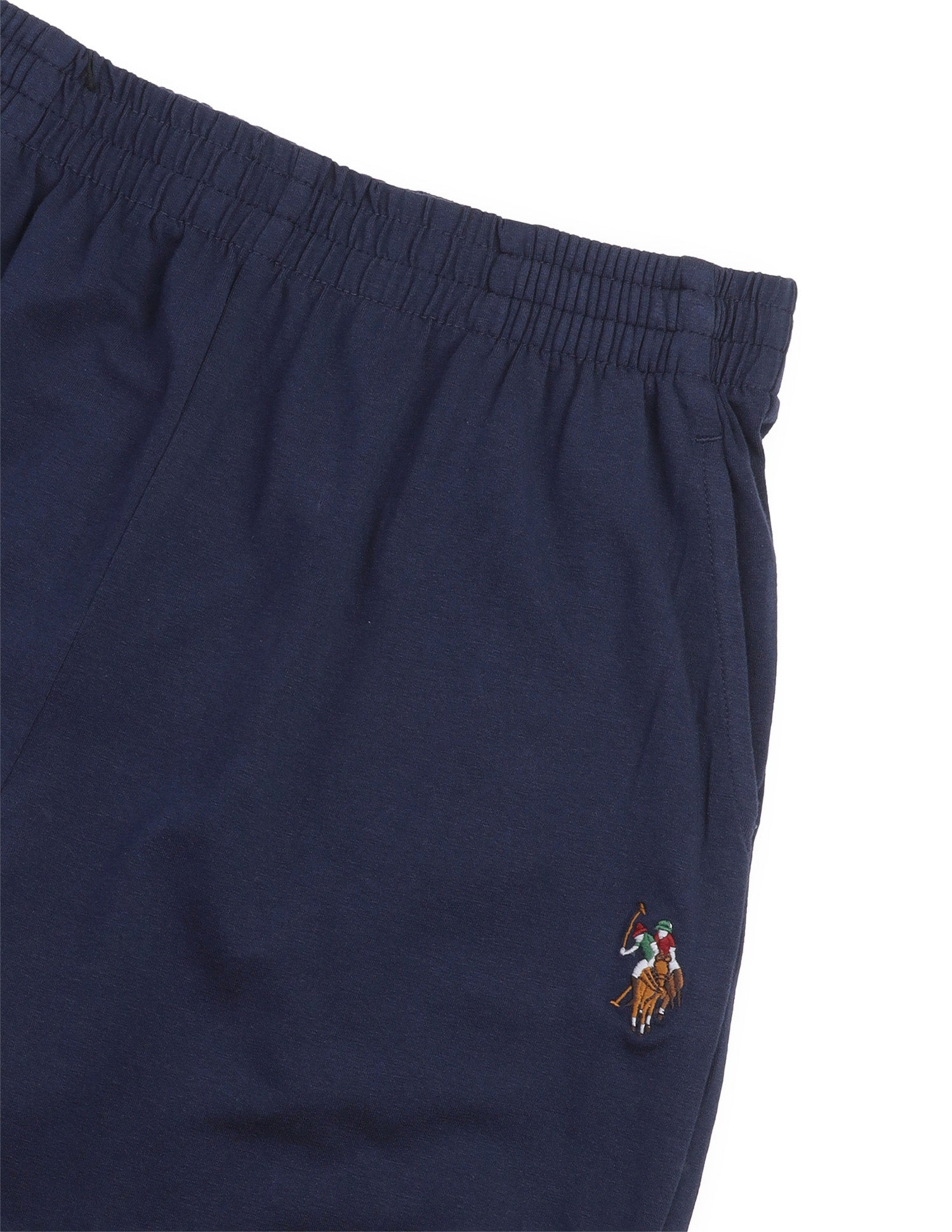 Wide Leg Fit Lounge Wear Pants Navy - U.S. Polo Assn. India | Large
