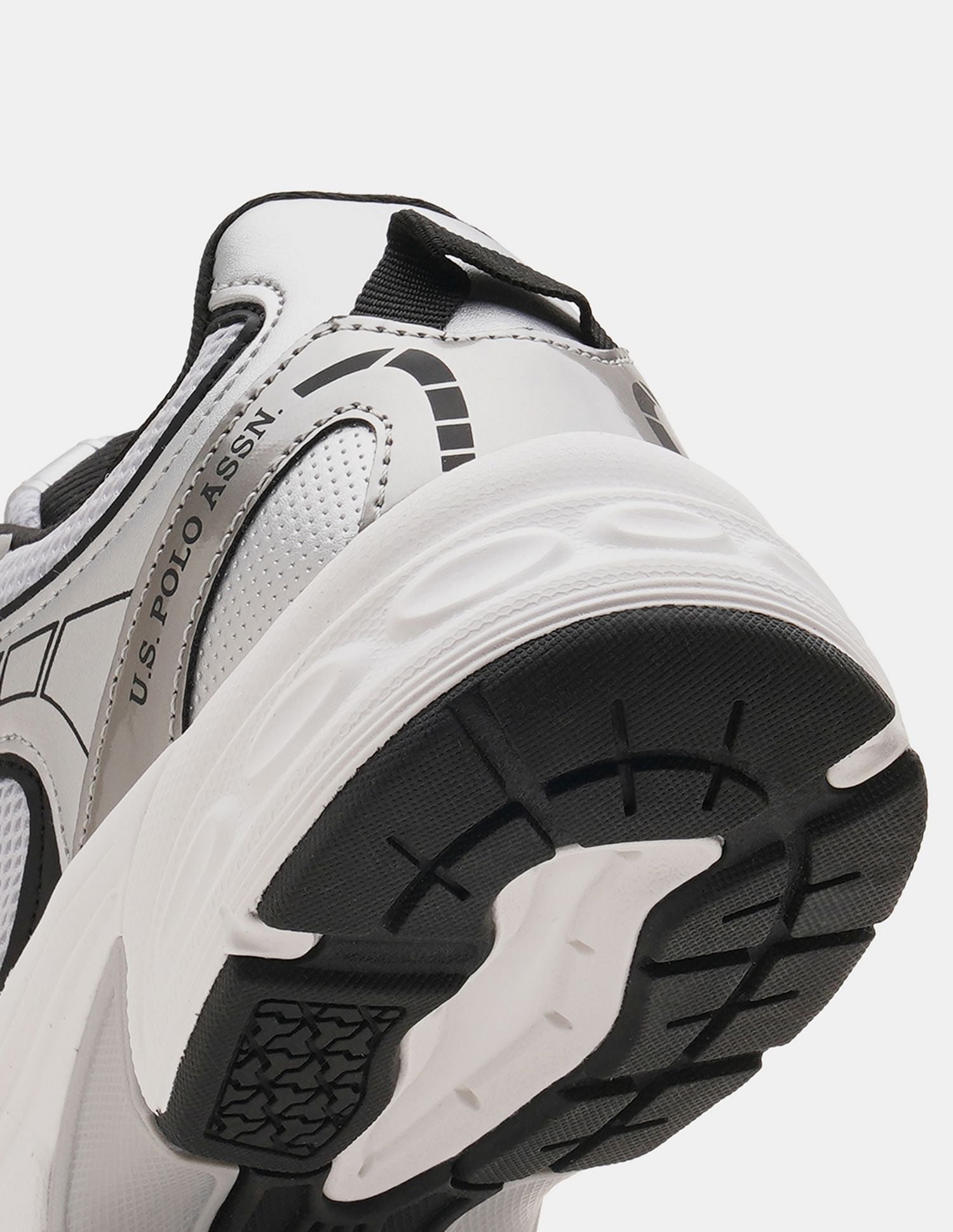 Women So-Young Colour Blocked Sneakers Silver - U.S. POLO ASSN. | Large