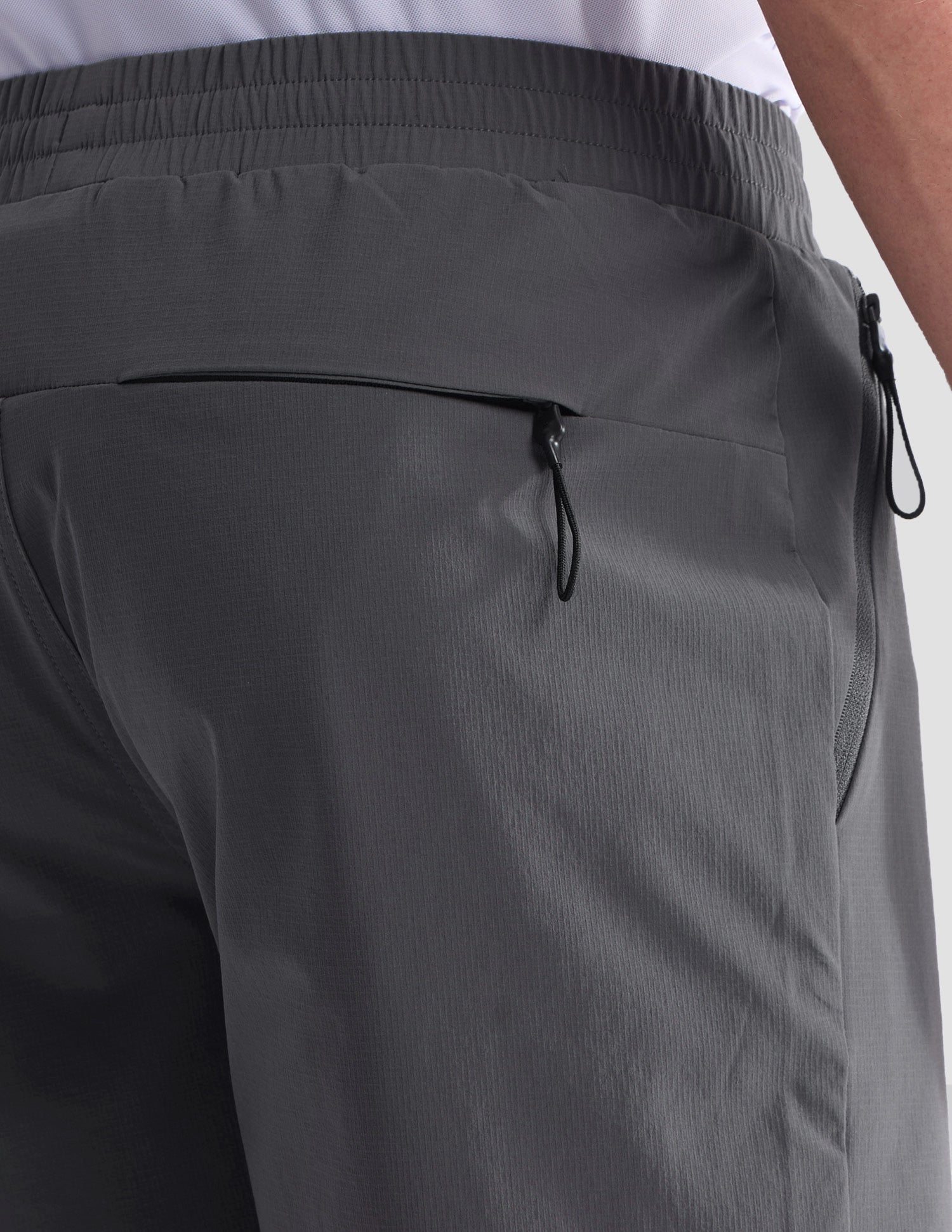 Mid Rise Solid Active Shorts Grey - U.S. Polo Assn. India | Large